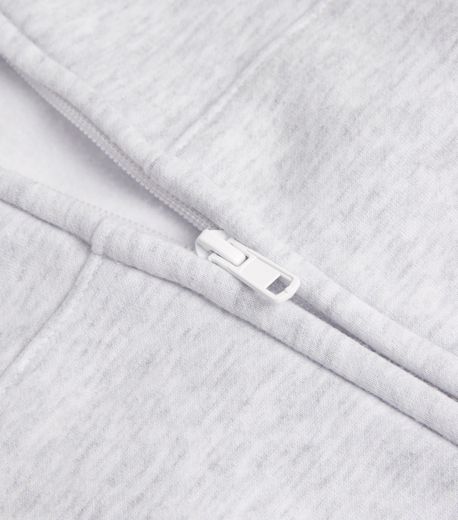 Cotton-Blend Fleece Classic Hoodie LIGHT HEATHER GREY Image 5