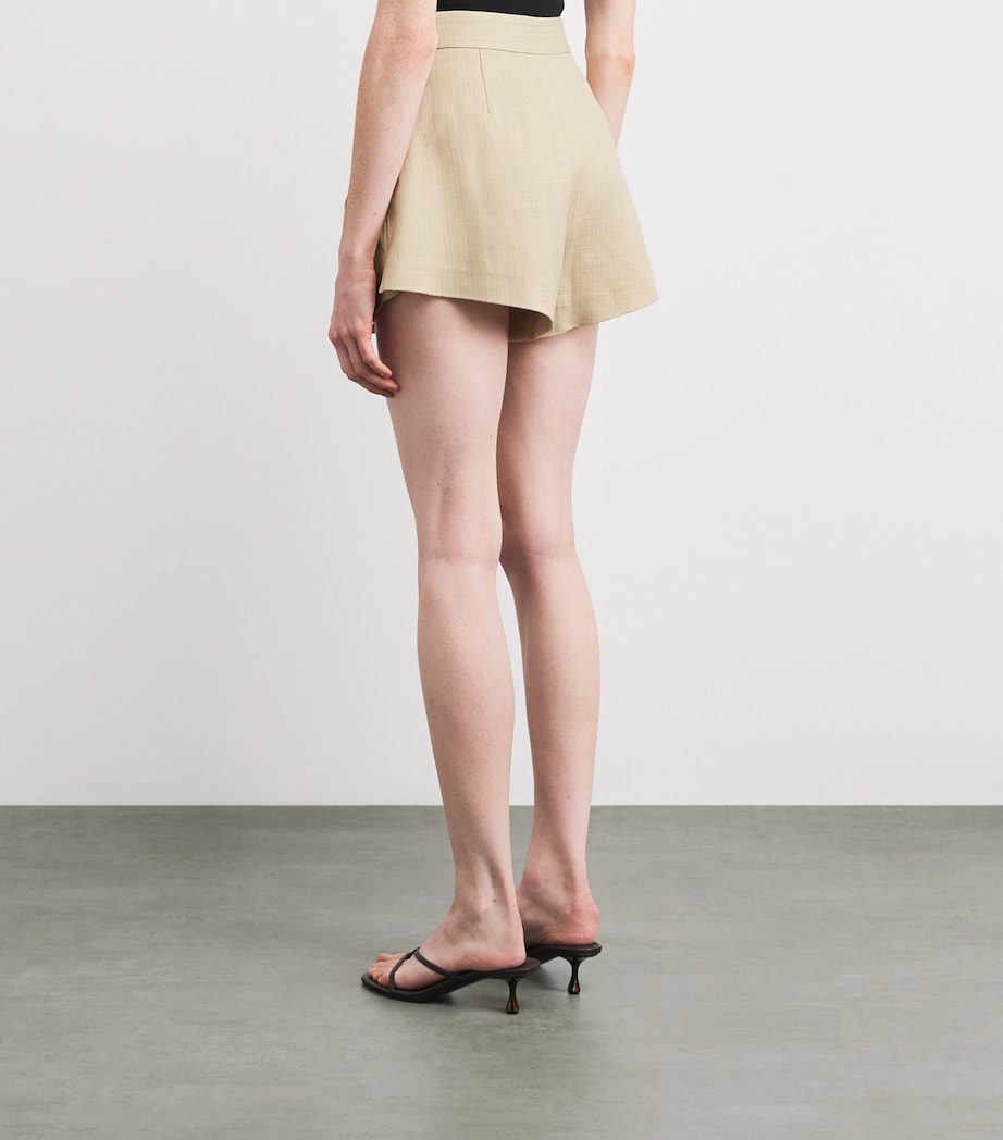 Tie-Waist Noguchi Shorts M80 WHEAT Image 4