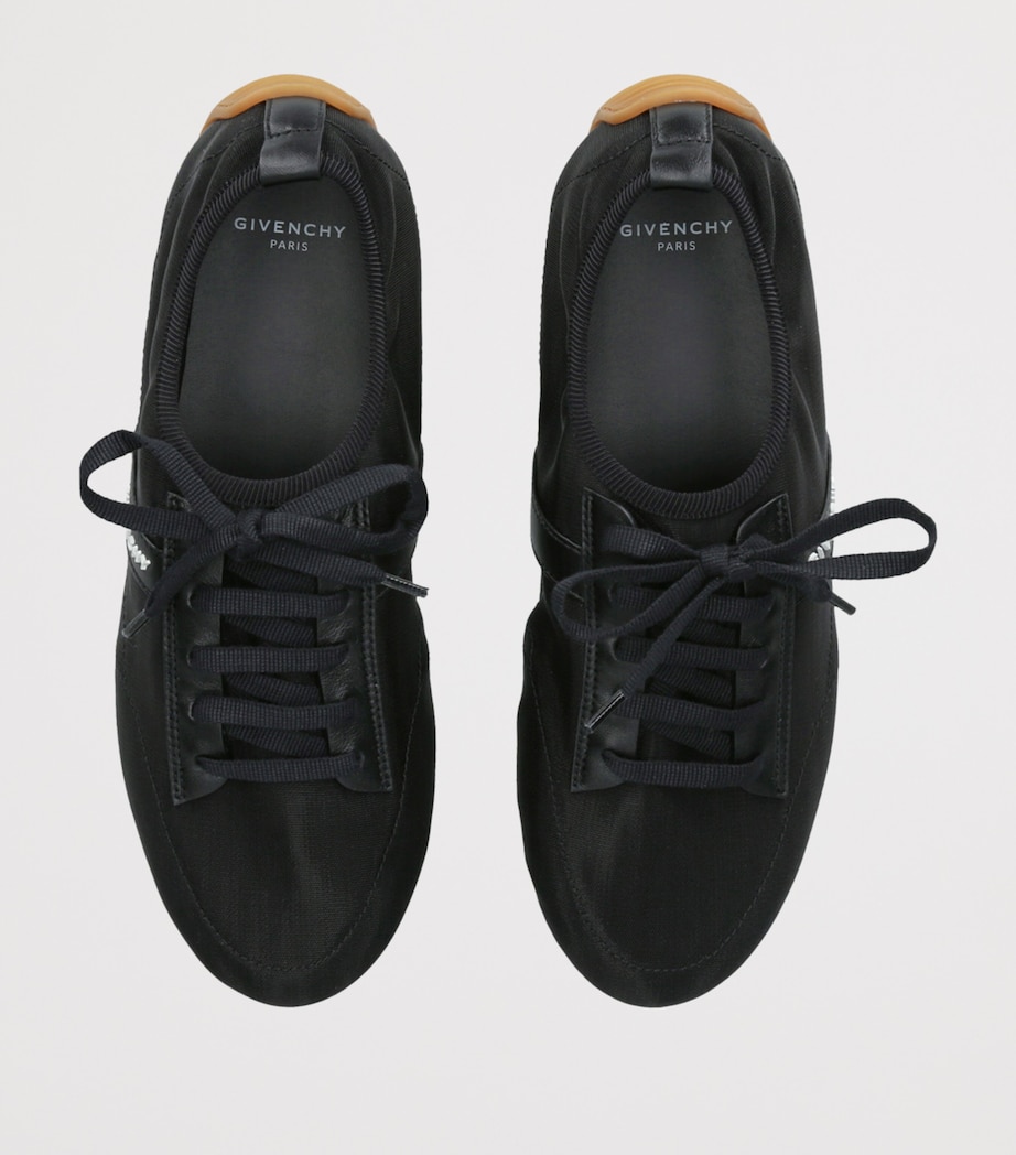 Slim Woven Sneakers BLACK Image 4