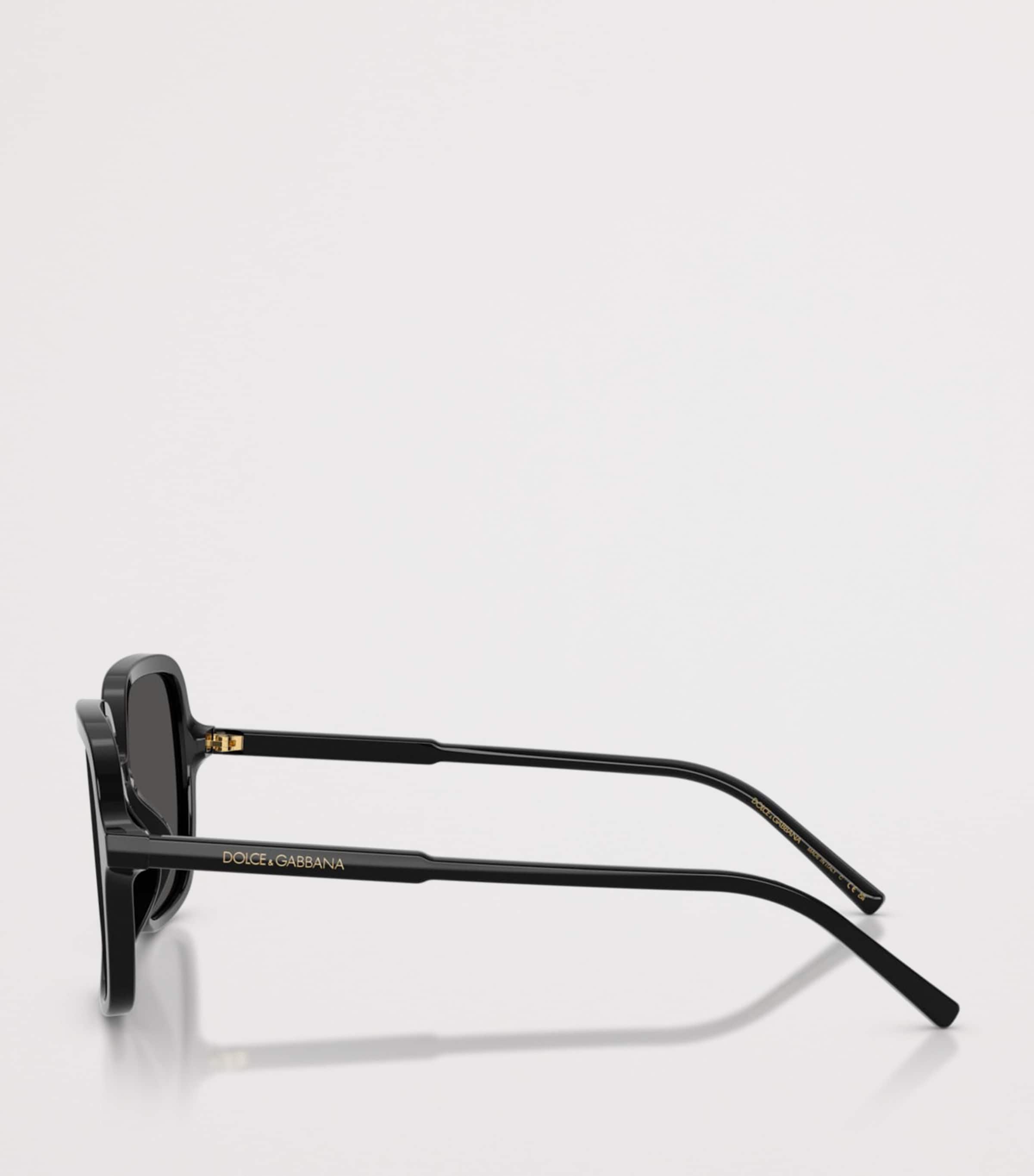 Dolce&Gabbana Acetate DG4539 Square Sunglasses Black Image 3