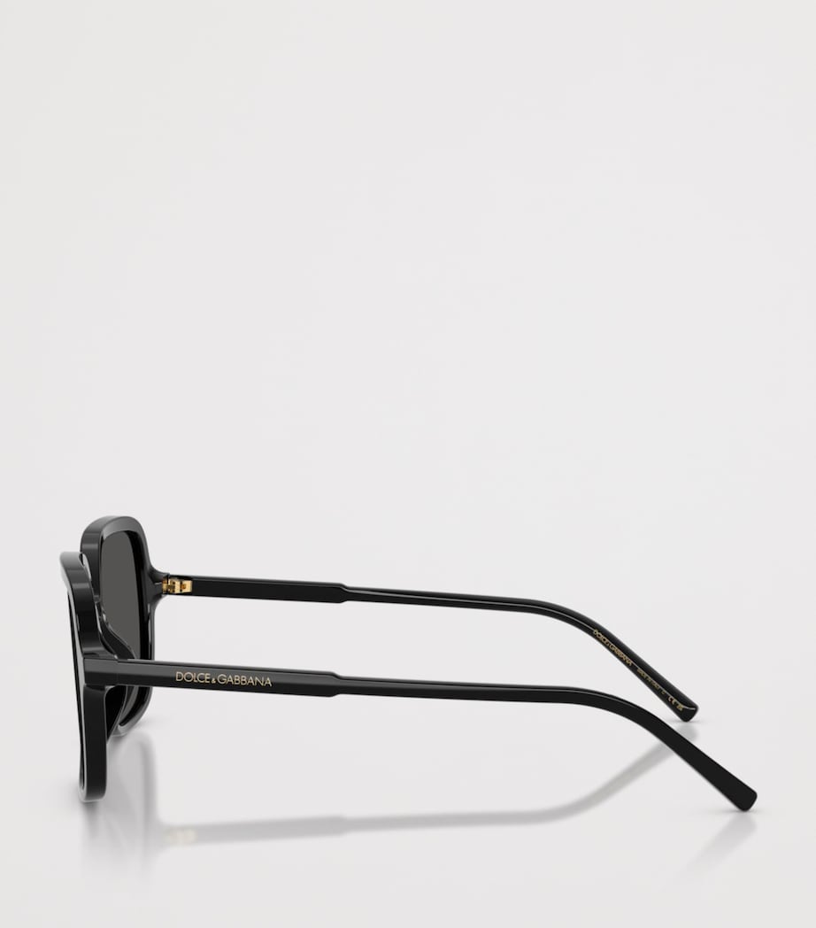 Dolce&Gabbana Acetate DG4539 Square Sunglasses Black Image 3