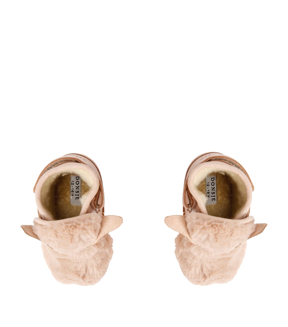 Winter Bunny Booties BEIGE Image 4