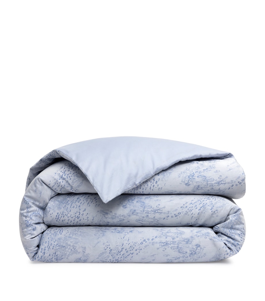 Yves Delorme Ecumes Double Duvet Cover (200cm x 200cm) Blue Image 1