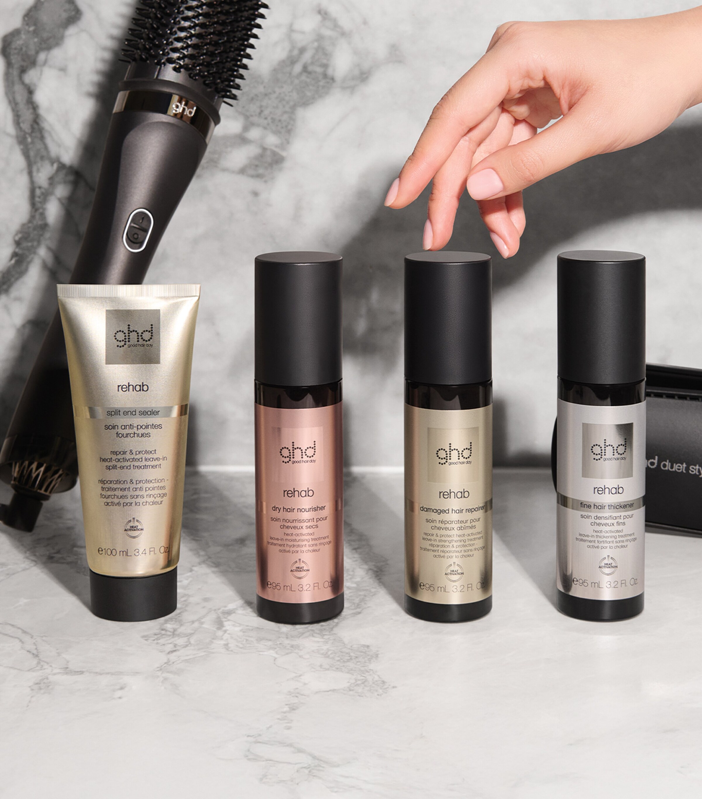 Rehab Fine Hair Thickener (95ml) NO COLOUR Image 2