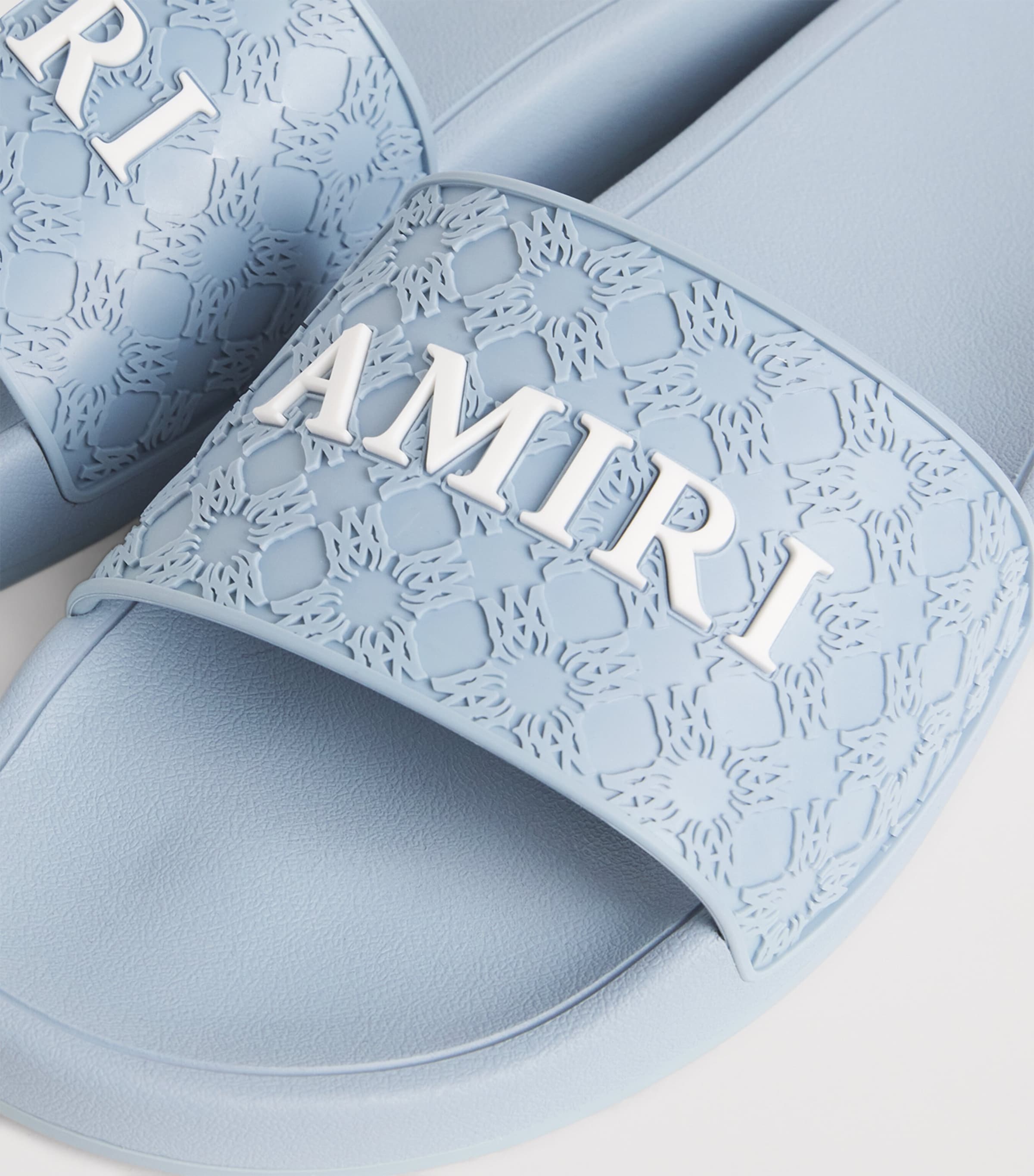 【関税込み】AMIRI ブルー MA Quad プールスライド AMIRI MA Quad Pool Slides | Harrods US