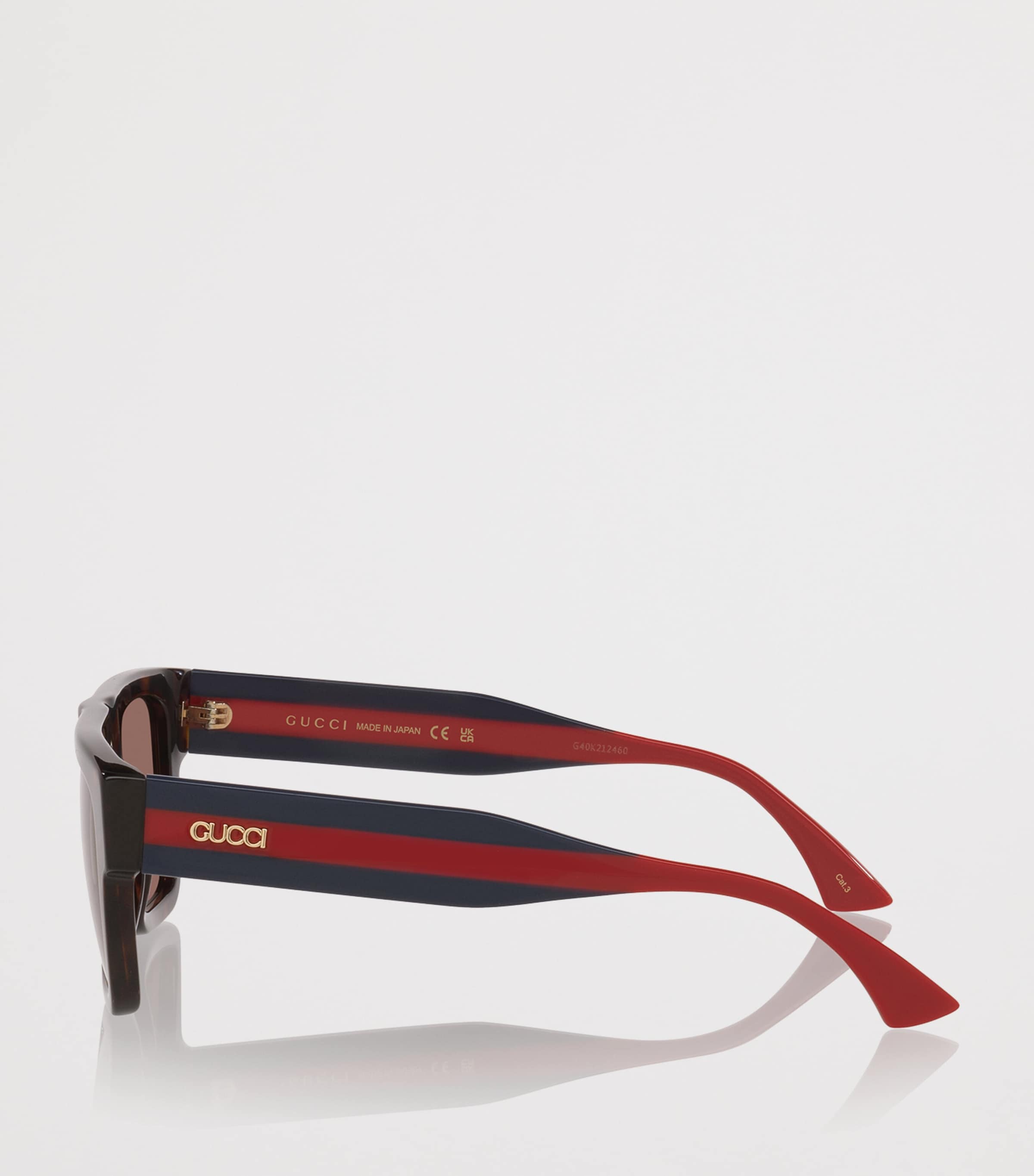 Gucci Acetate Rectangle Sunglasses Image 3