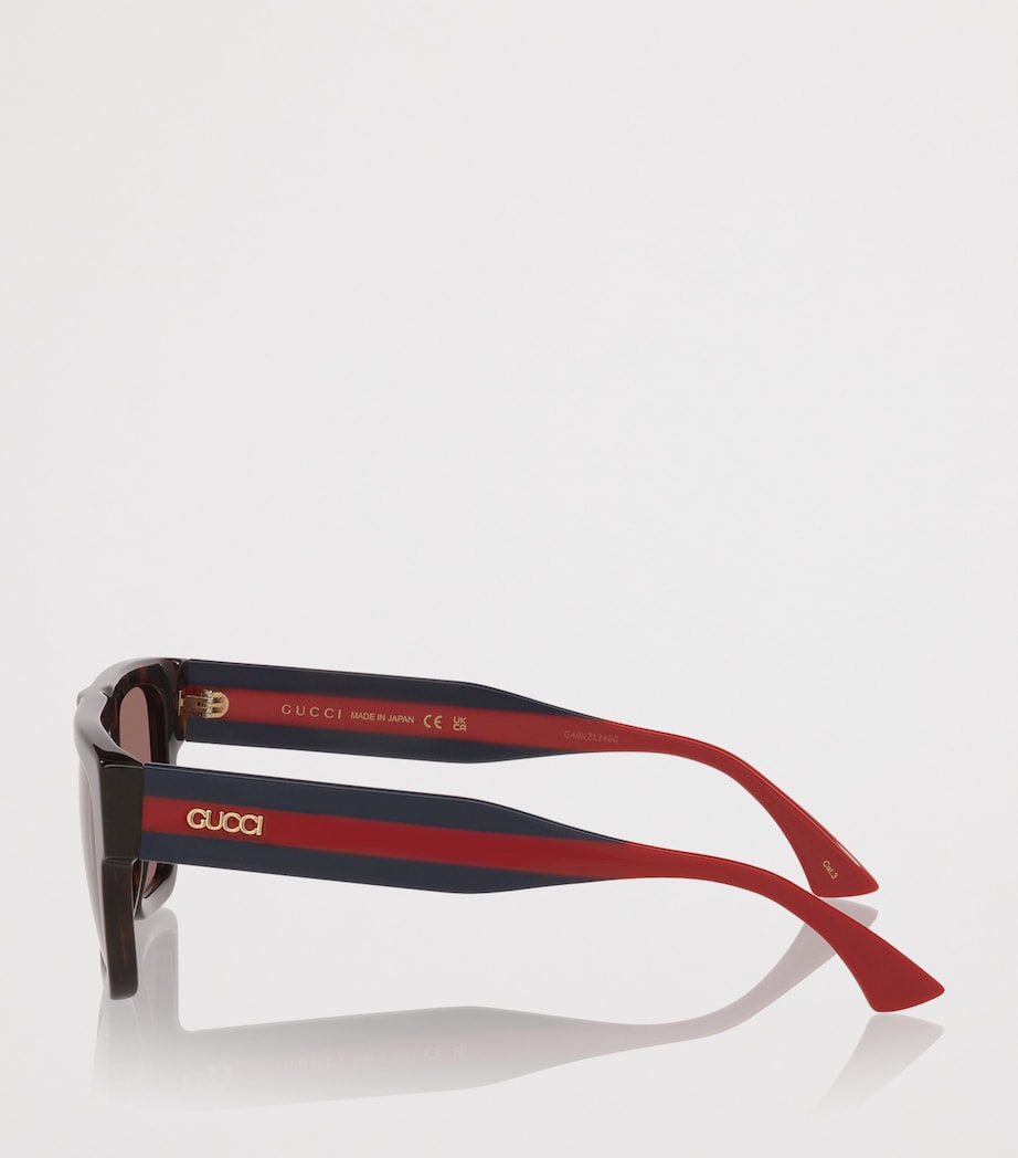 Gucci Acetate Rectangle Sunglasses Image 3