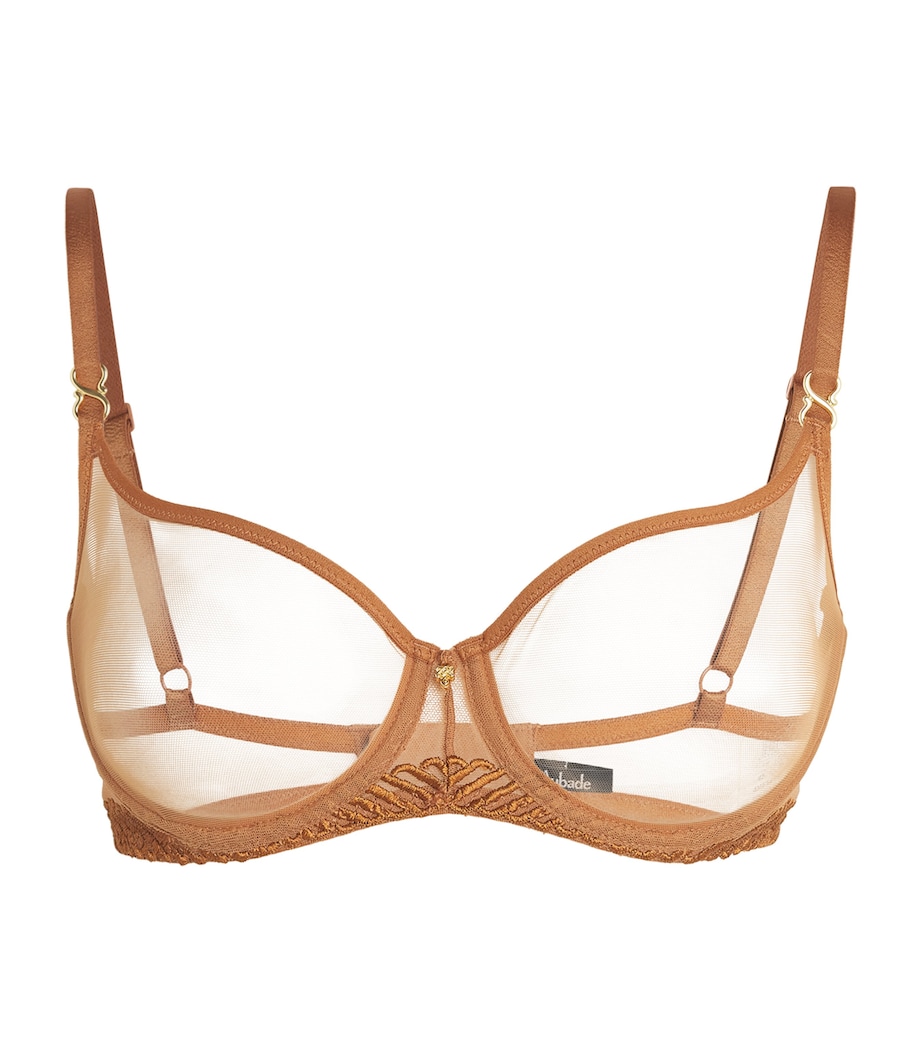 Sheer Emotion Underwired Half-Cup Bra HONEY Image 1