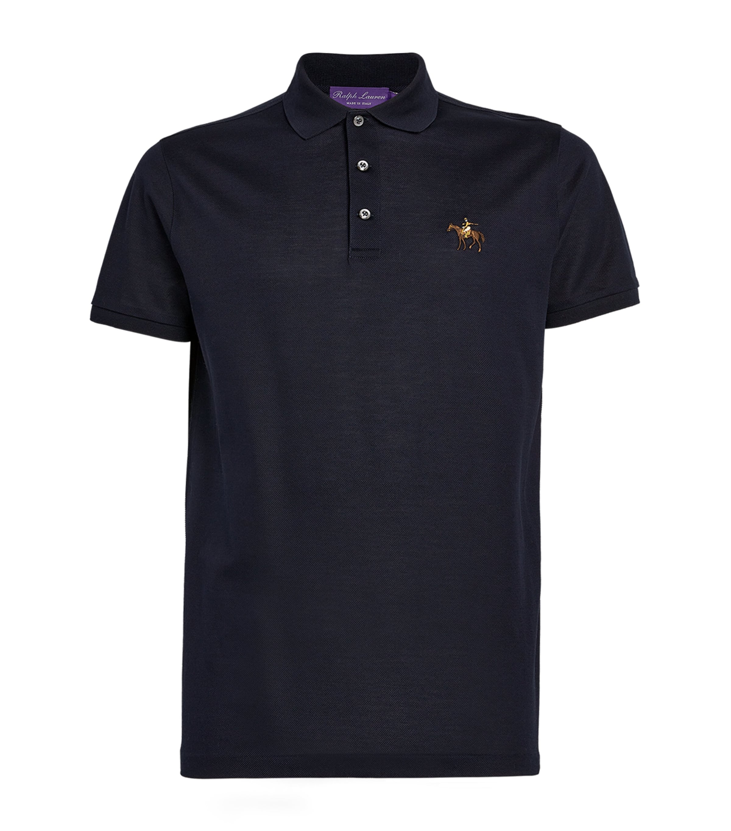 Cotton Logo Polo Shirt CLASSIC NAVY Image 1