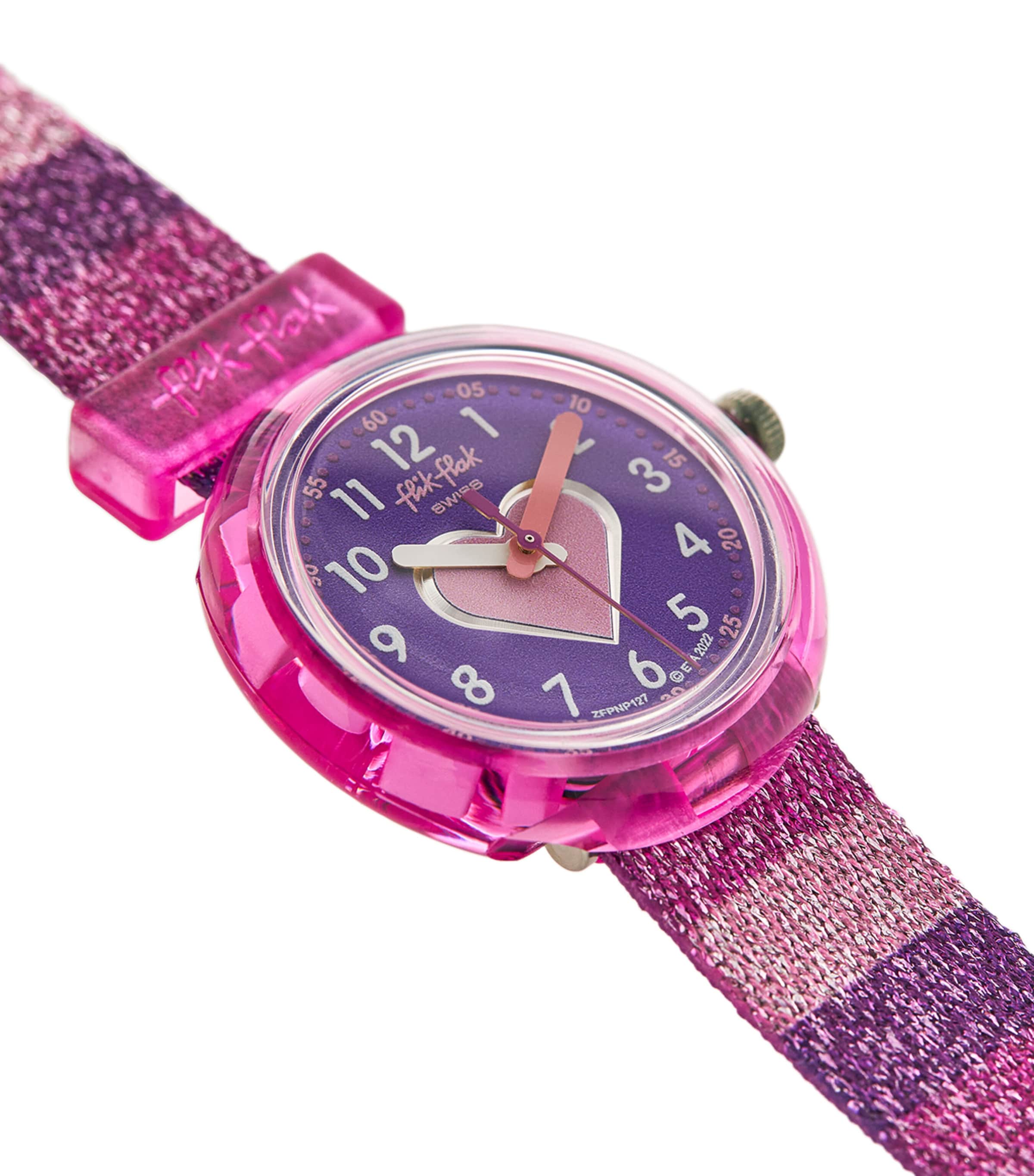 Stripy Glitter Watch MULTI Image 3
