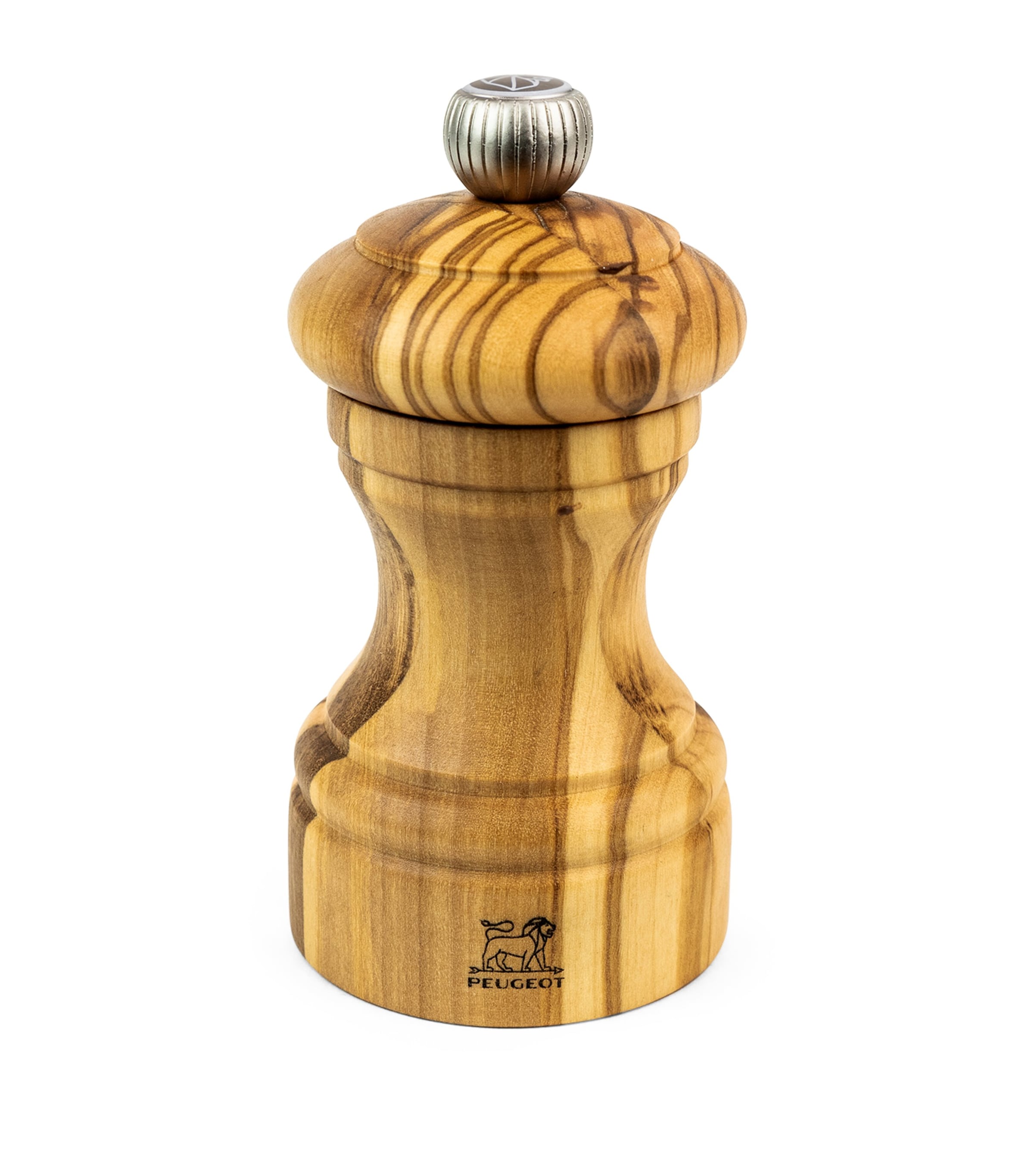 Peugeot Olive Wood Bistro Pepper and Salt Mill Set (10cm) Olive Wood Image 4