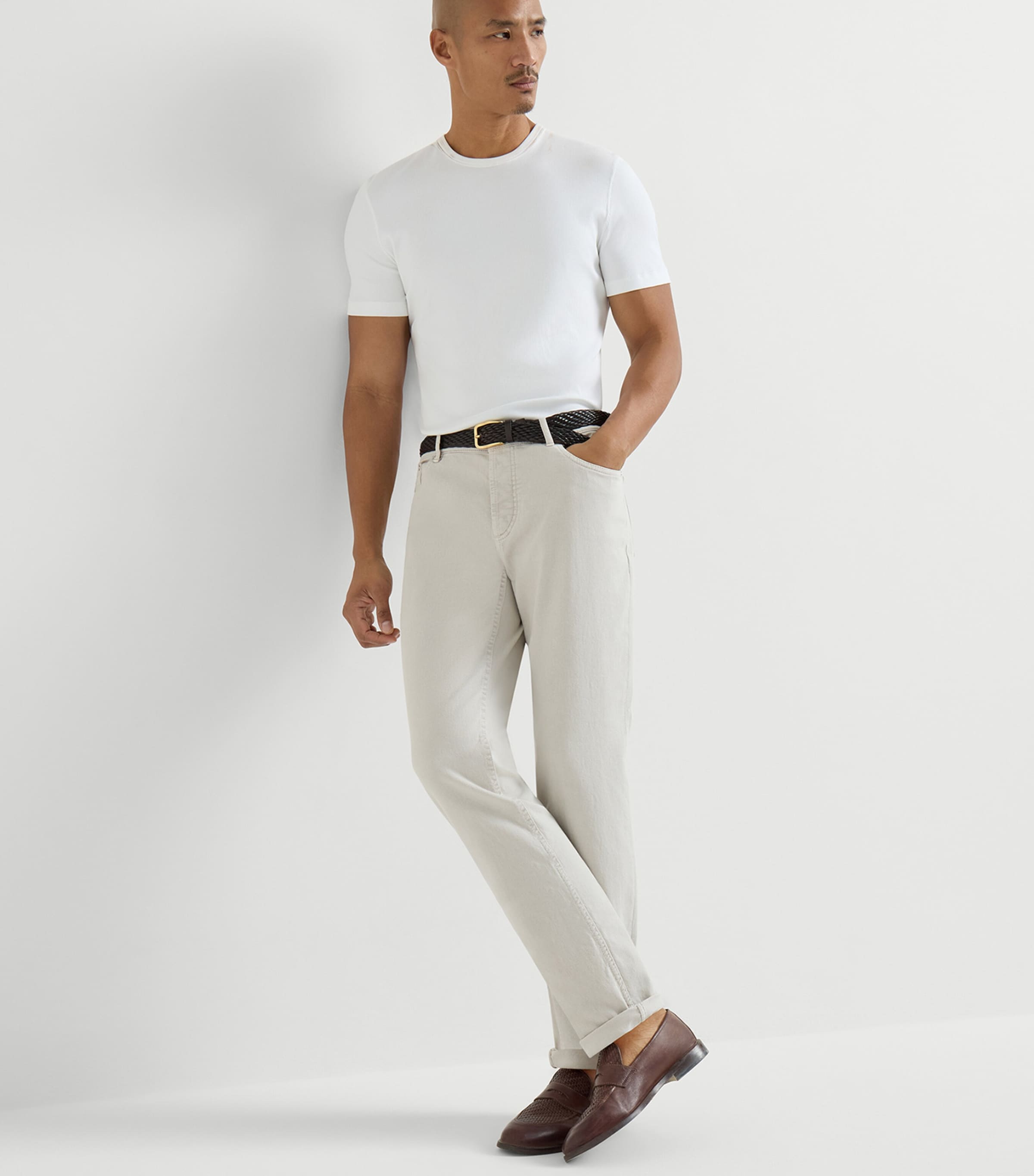 Brunello Cucinelli Mens Slim Jeans Image 4