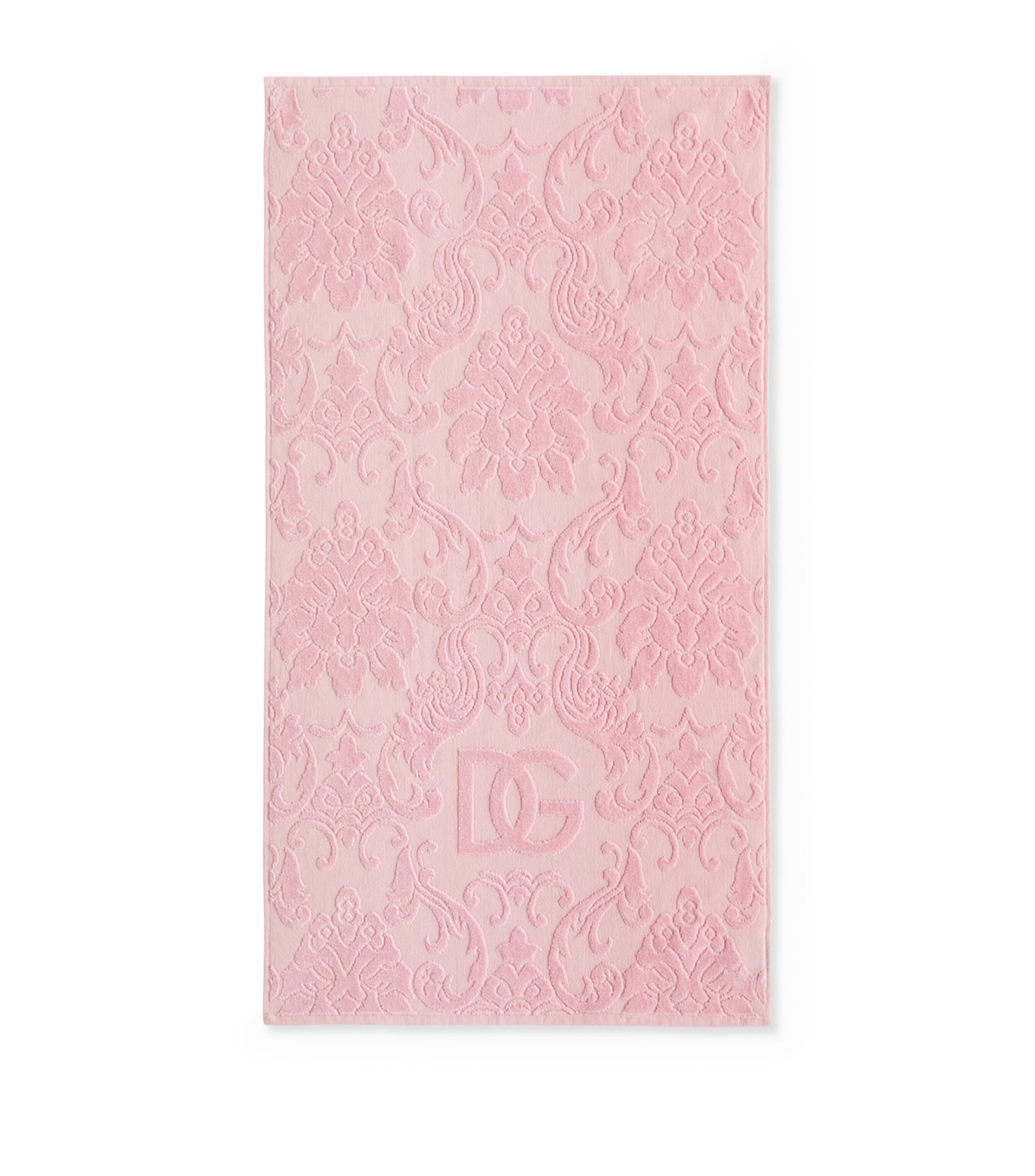 Set of 5 Cotton Jacquard Bath Towels U0053 ROSA Image 3