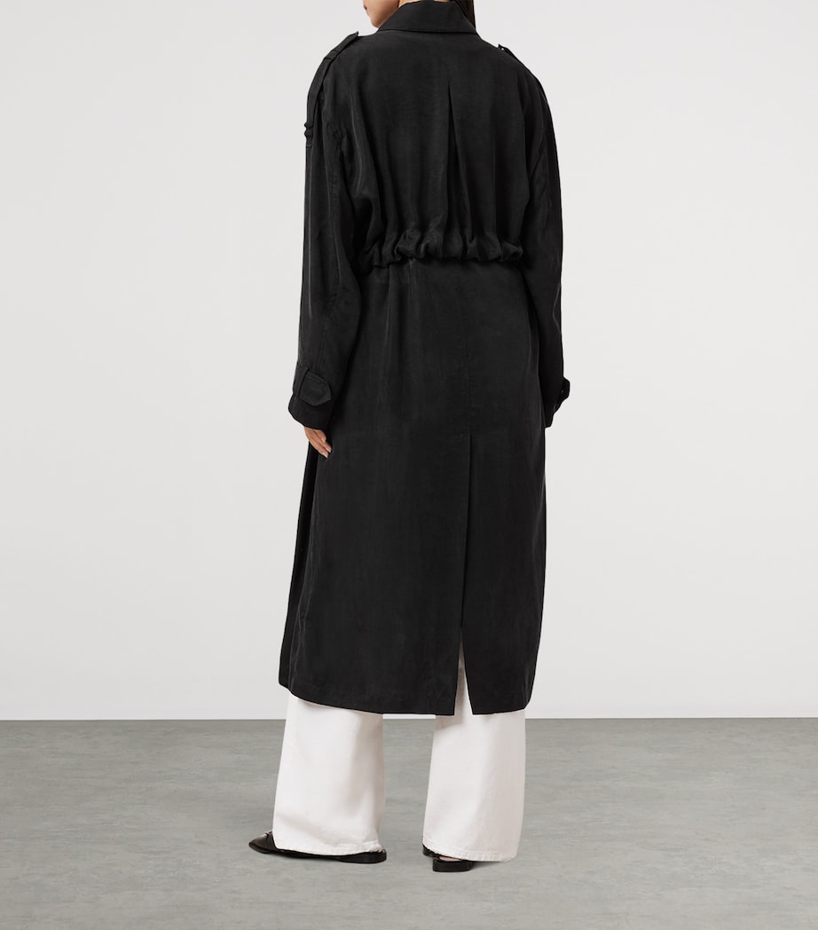 Linnie Trench Coat BLACK Image 6