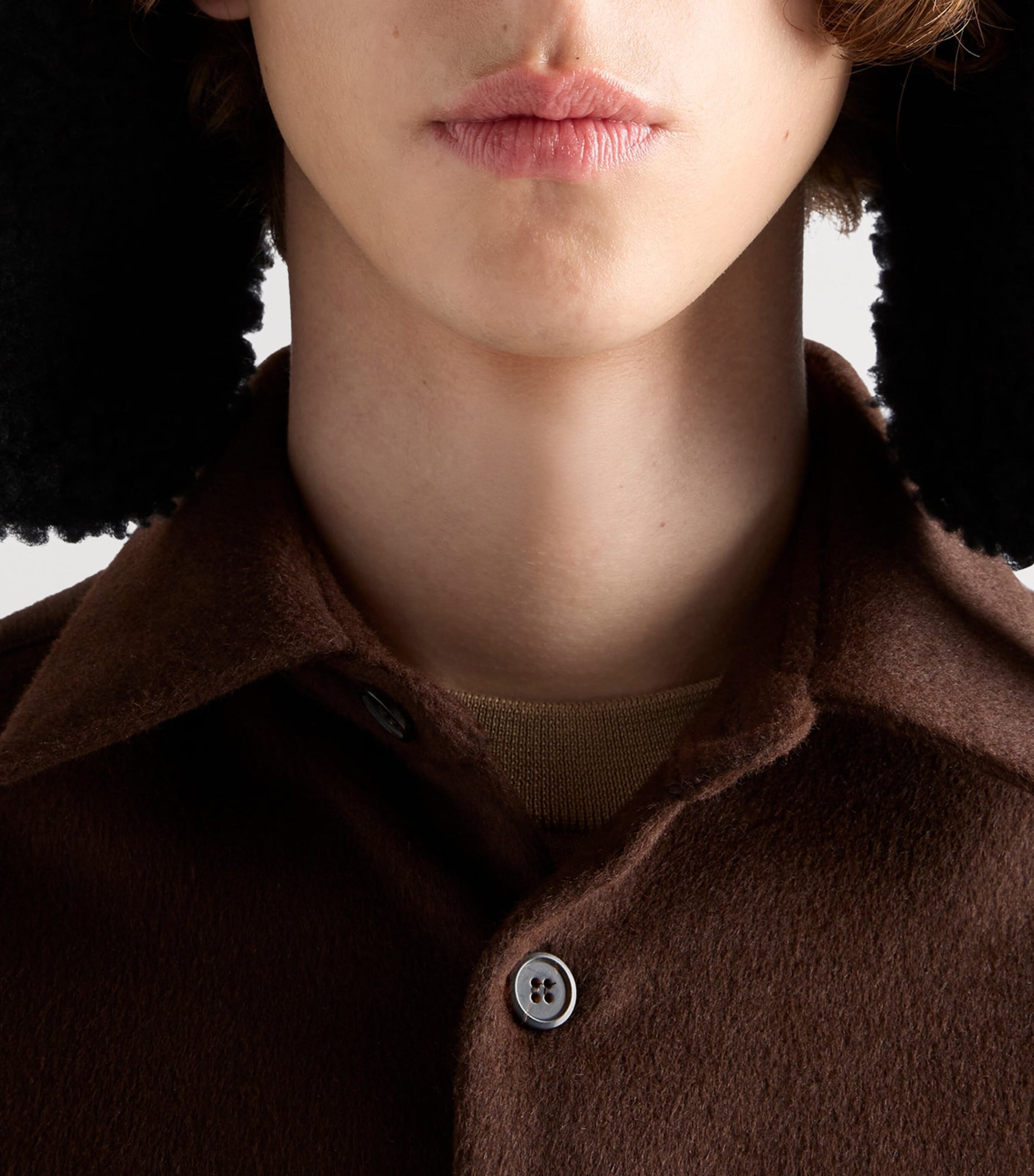 Wool-Mohair-Cashmere Shirt F0324 Image 4