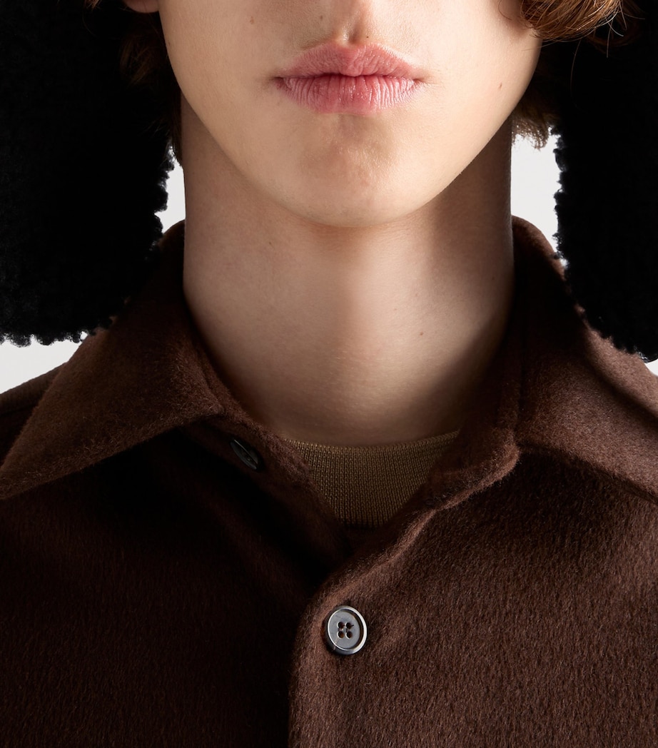 Wool-Mohair-Cashmere Shirt F0324 Image 4