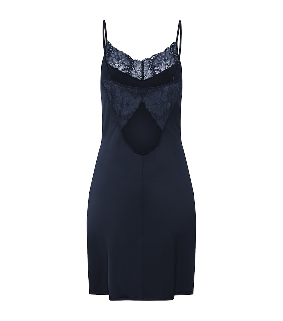 Hanro Womens Azelia Negligee Deep Navy Image 3