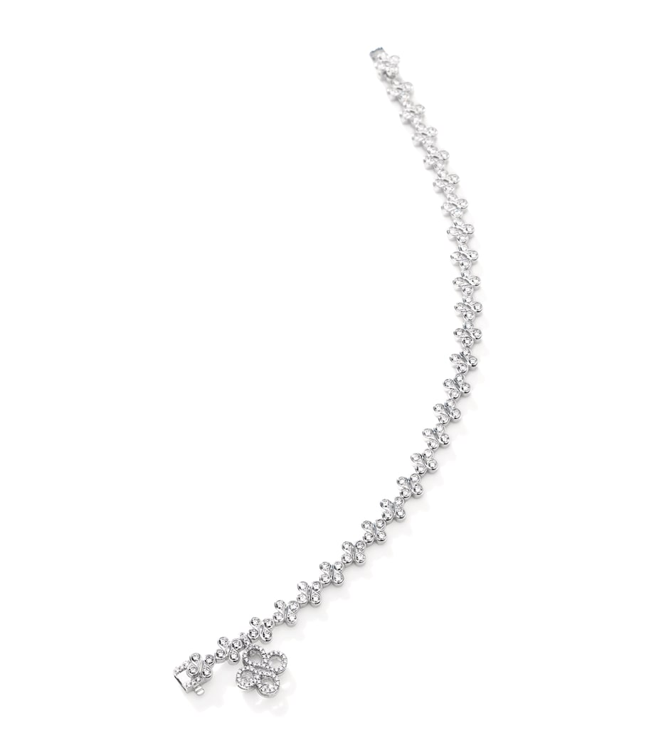 White Gold and Diamond Be Boodles Bracelet SILVER Image 1