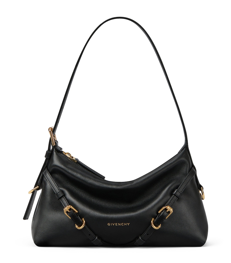 Mini Calfskin Voyou Shoulder Bag BLACK Image 1
