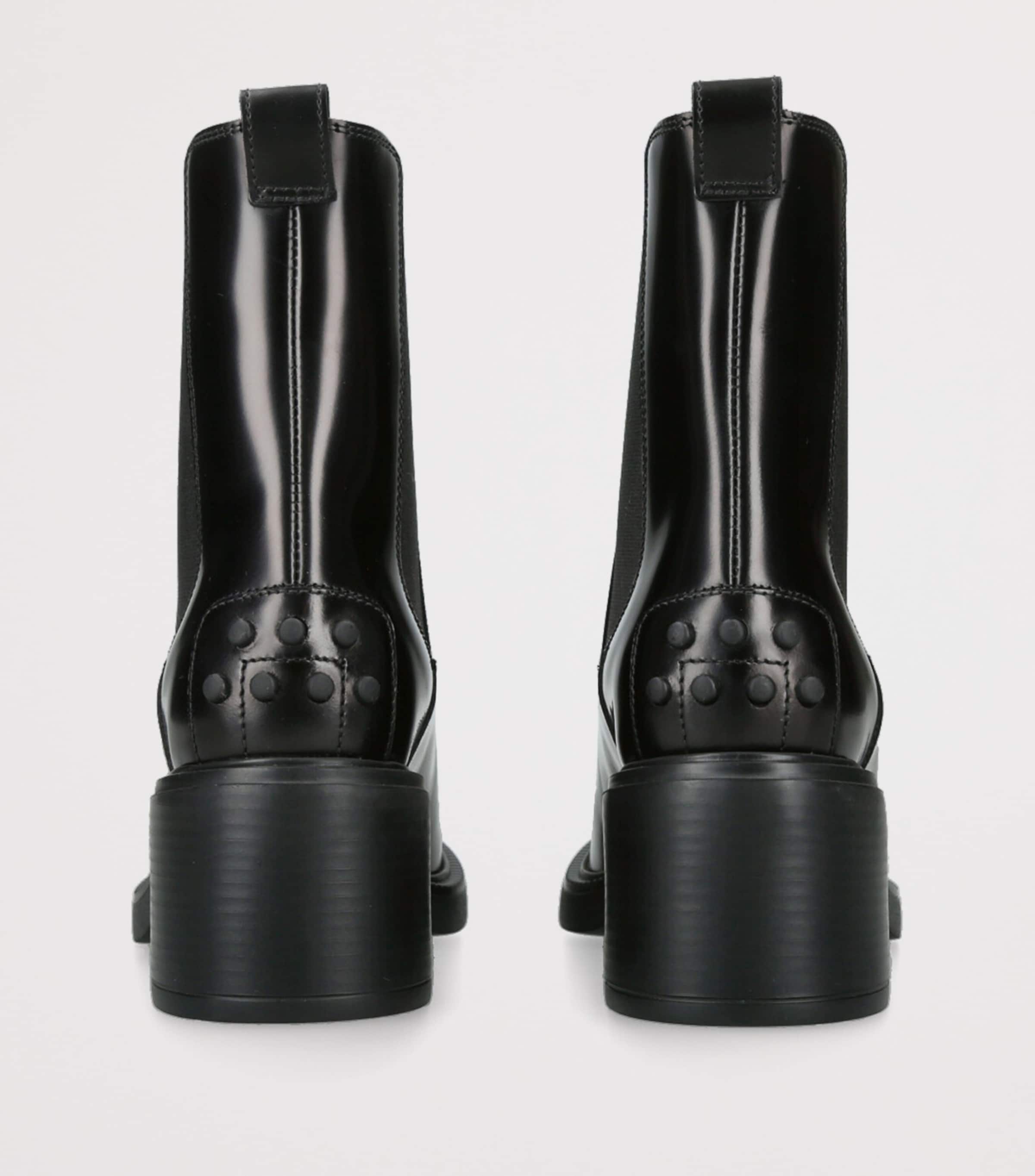 Patent Leather Ankle Boots 55 BLACK Image 2