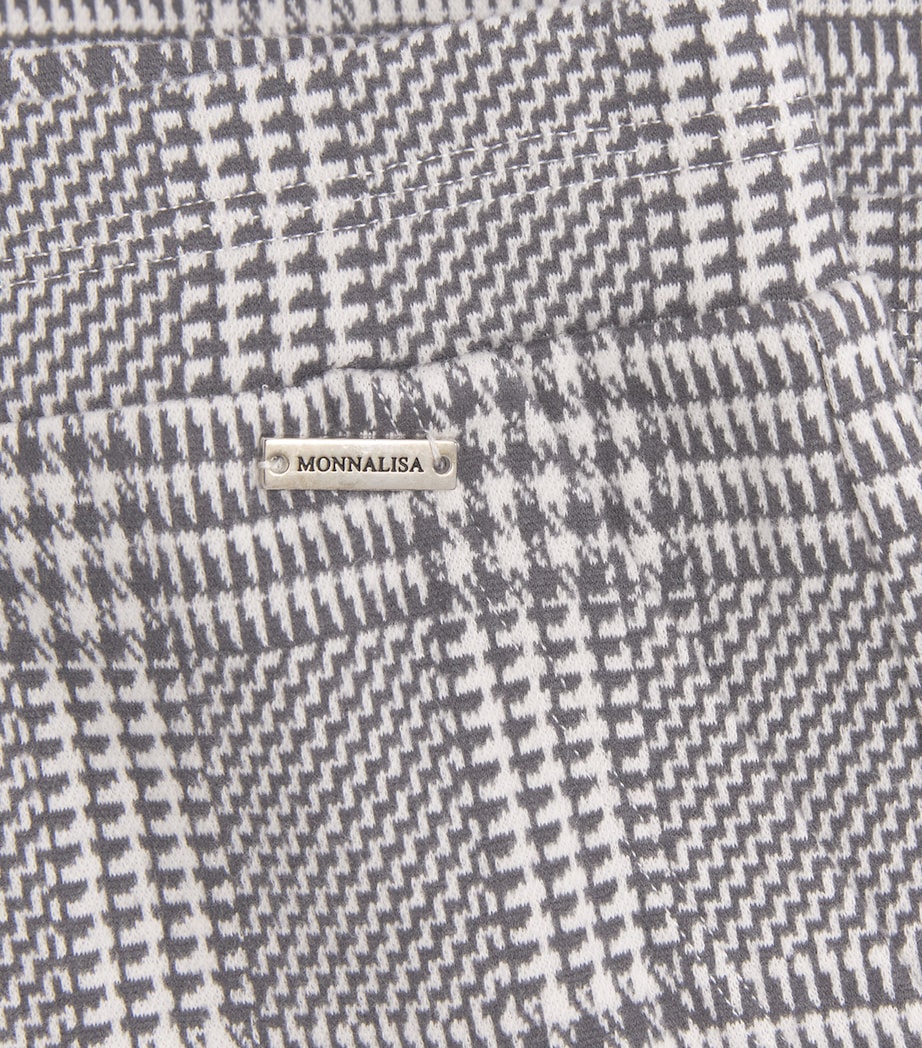 Monnalisa Houndstooth Trousers (13-14 Years) Panna Bia + Grigio Image 3