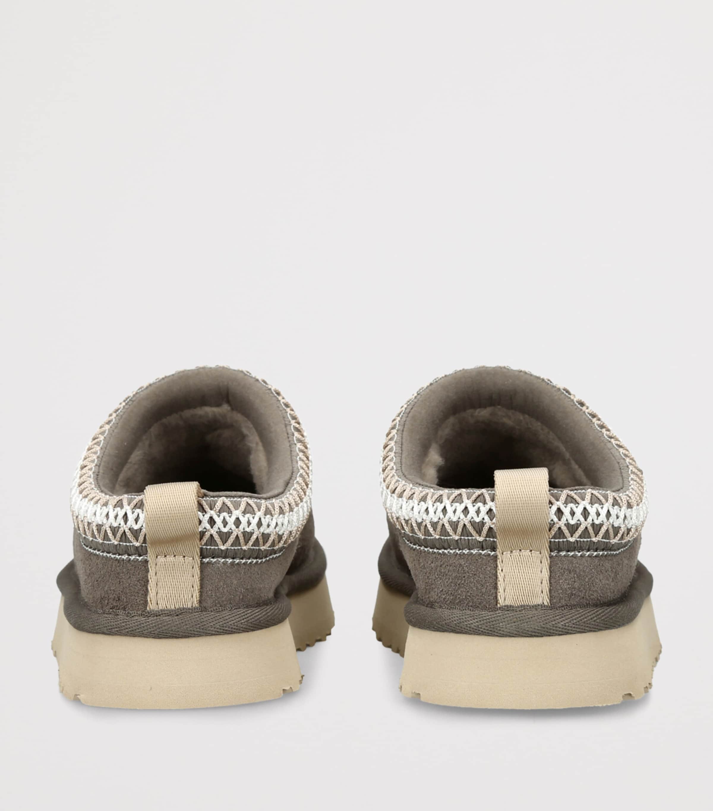 UGG Kids Suede Tazz Slippers Dark Green Image 2