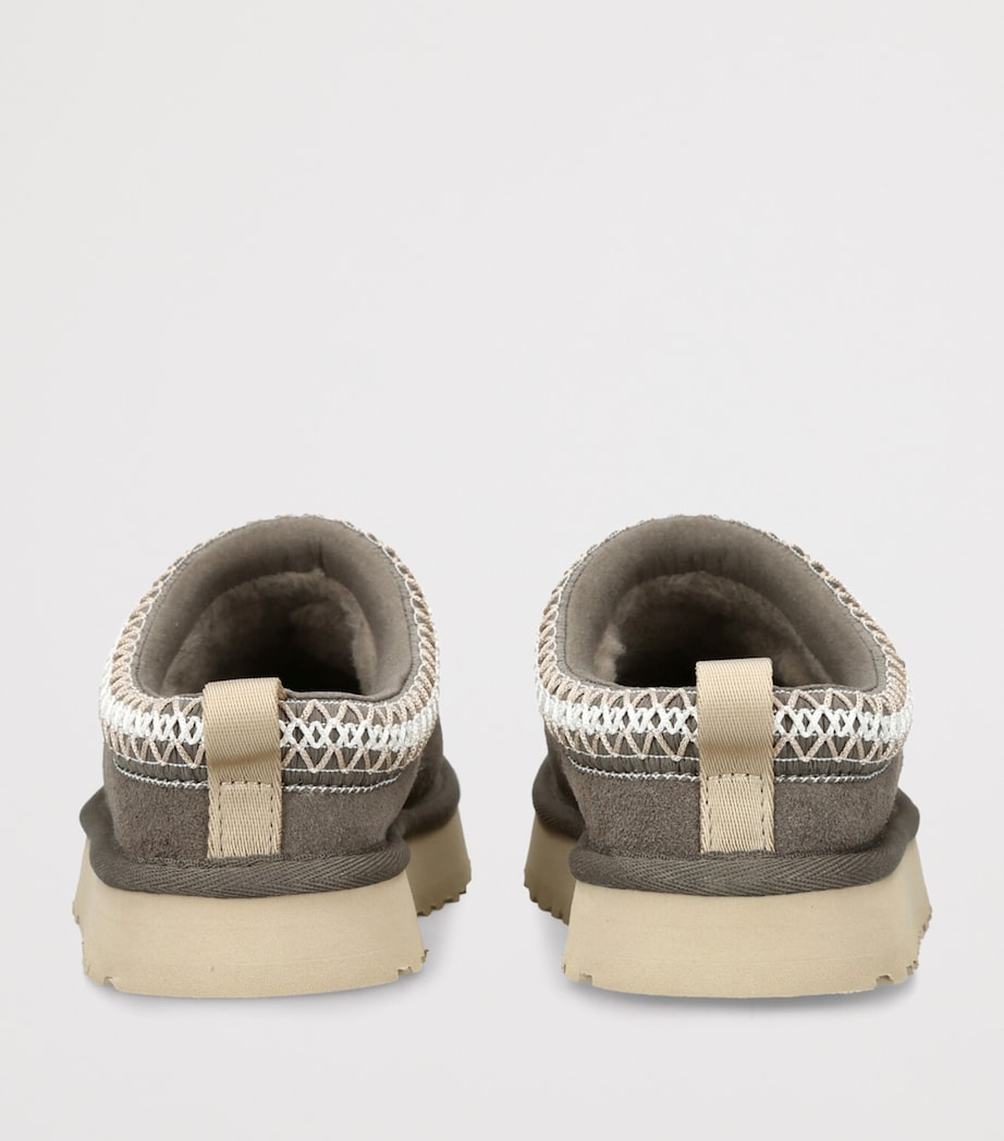 UGG Kids Suede Tazz Slippers Dark Green Image 2