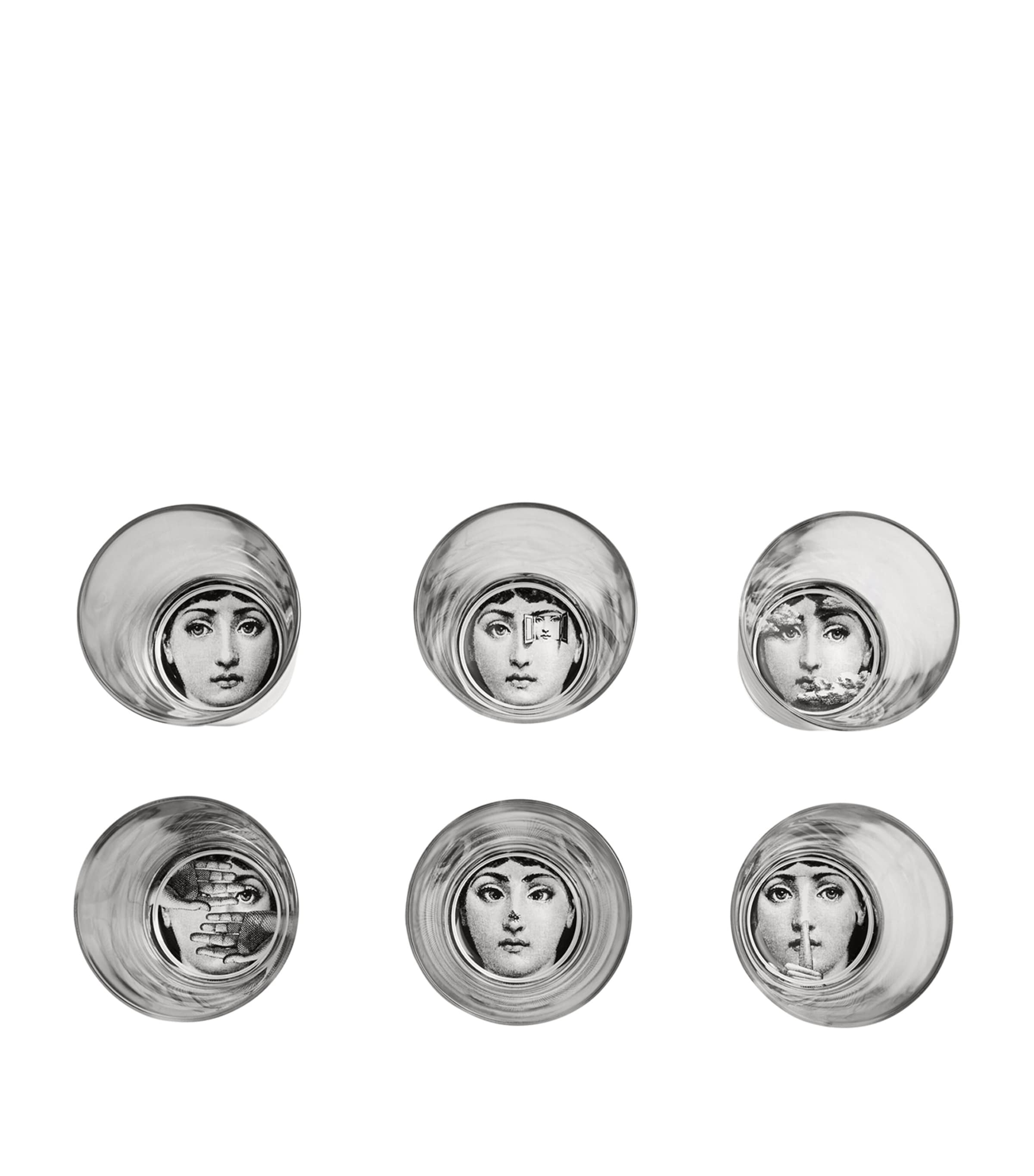 Set of 6 Tema e Variazioni Glasses MULTI Image 3