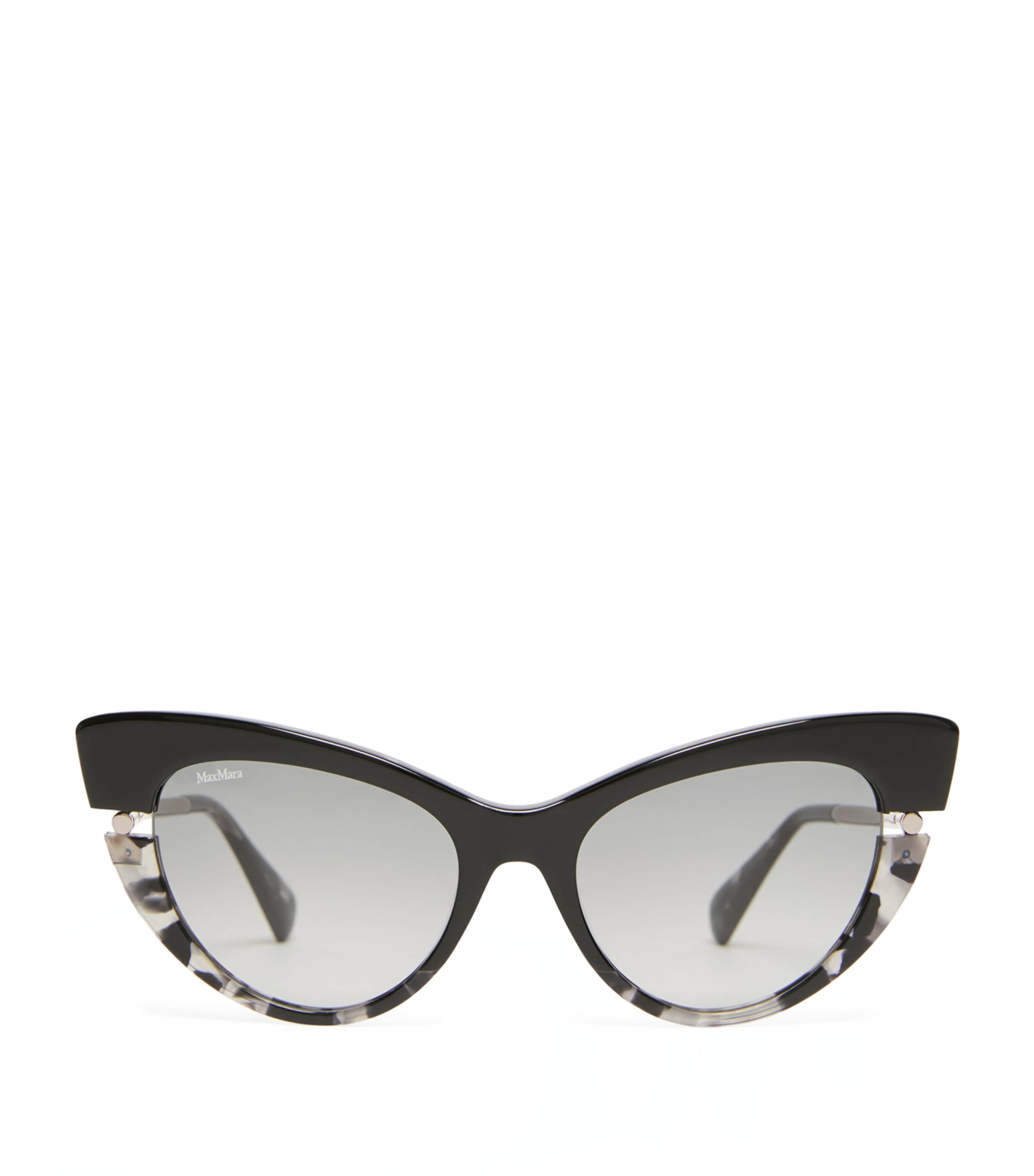 Max Mara Speckled Cat Eye Sunglasses Black Image 1