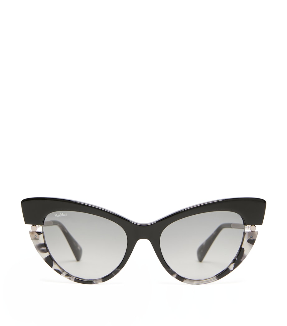 Max Mara Speckled Cat Eye Sunglasses Black Image 1