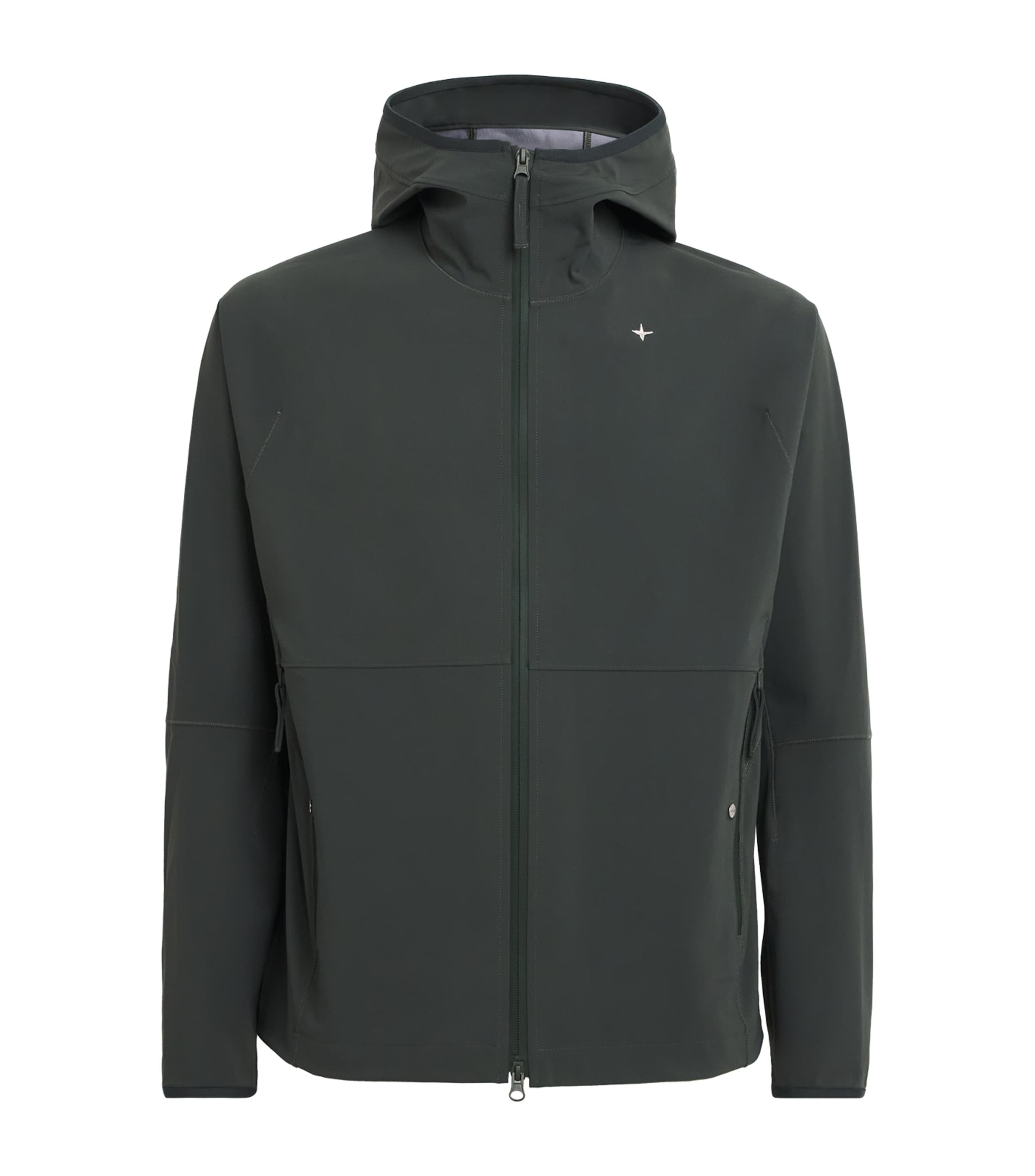 Stretch-Jersey Zip-Up Hoodie V0059 Image 1