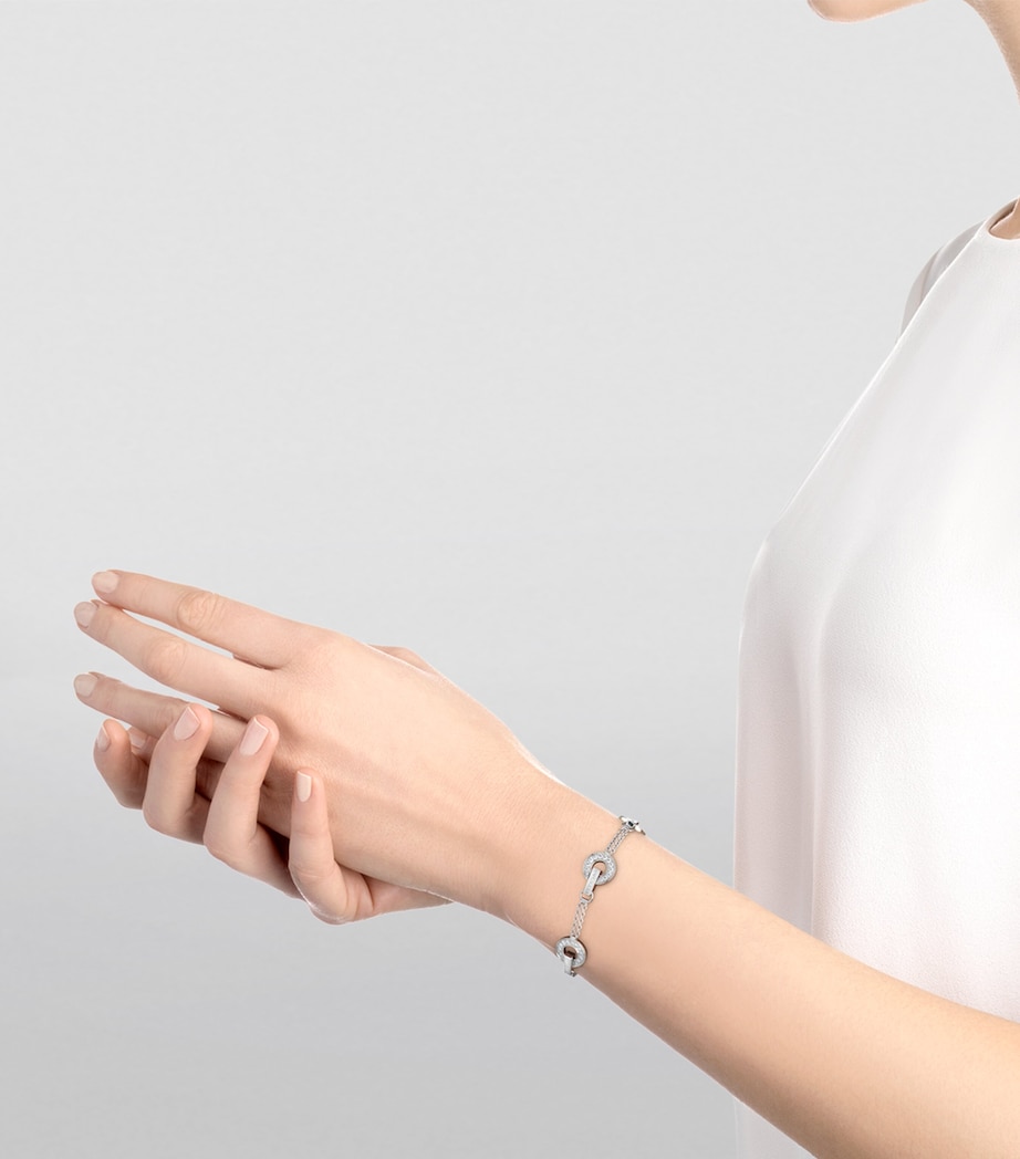 White Gold and Diamond BVLGARI BVLGARI Bracelet WHITE GOLD Image 4