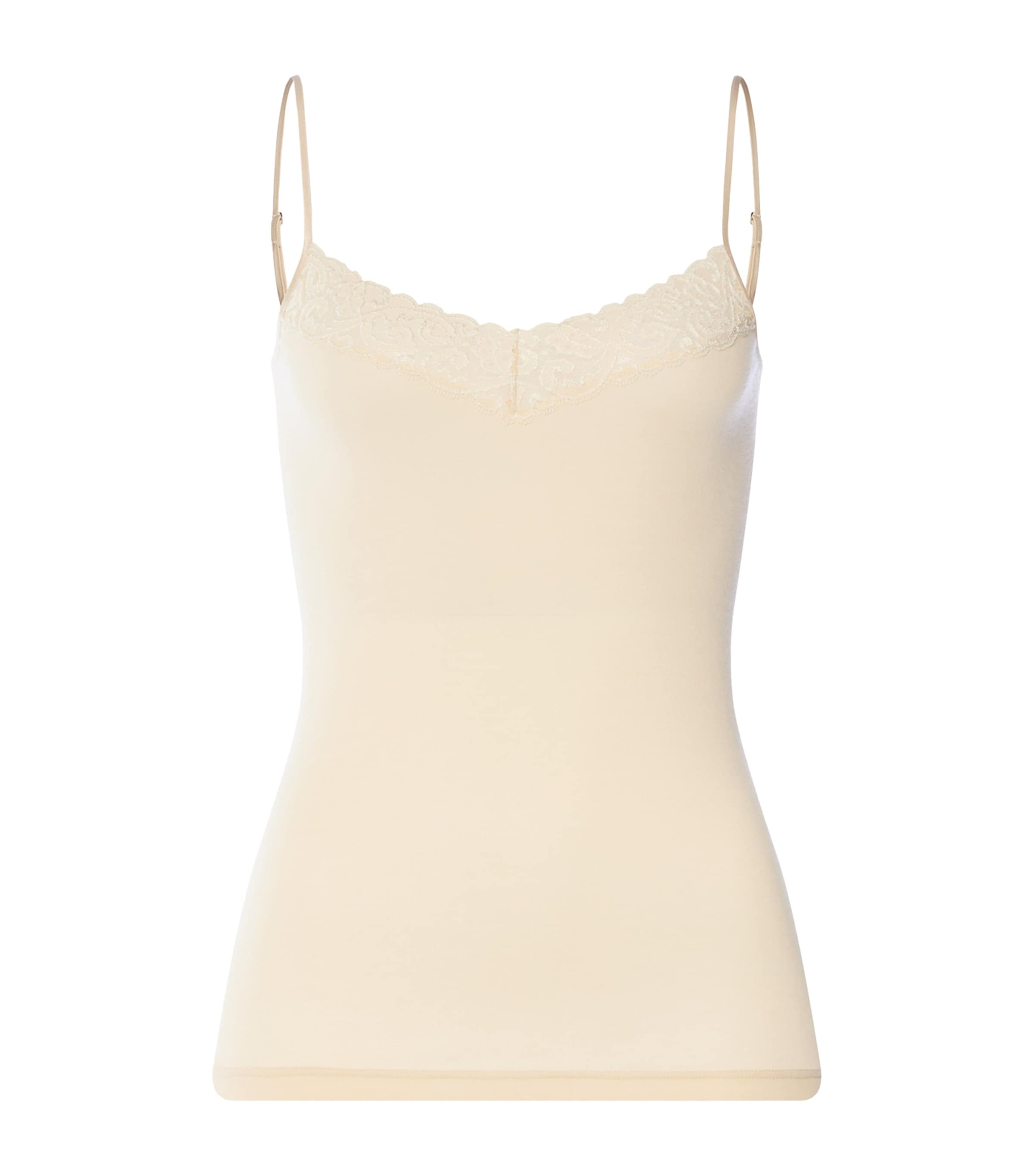 Hanro Cotton Moments Camisole In Beige