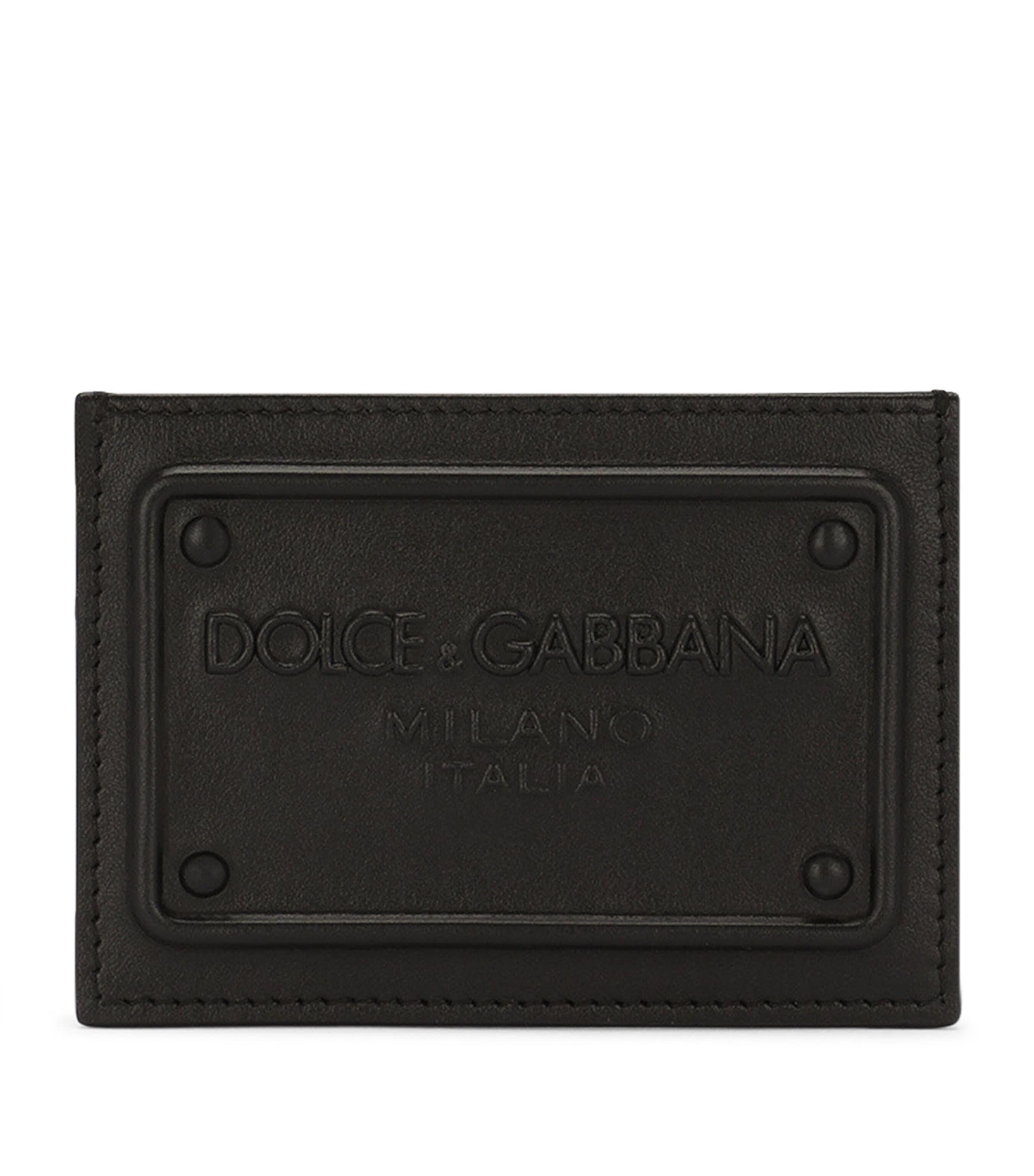 Dolce & Gabbana Small Zip-around Wallet In Calfskin With Raised Logo