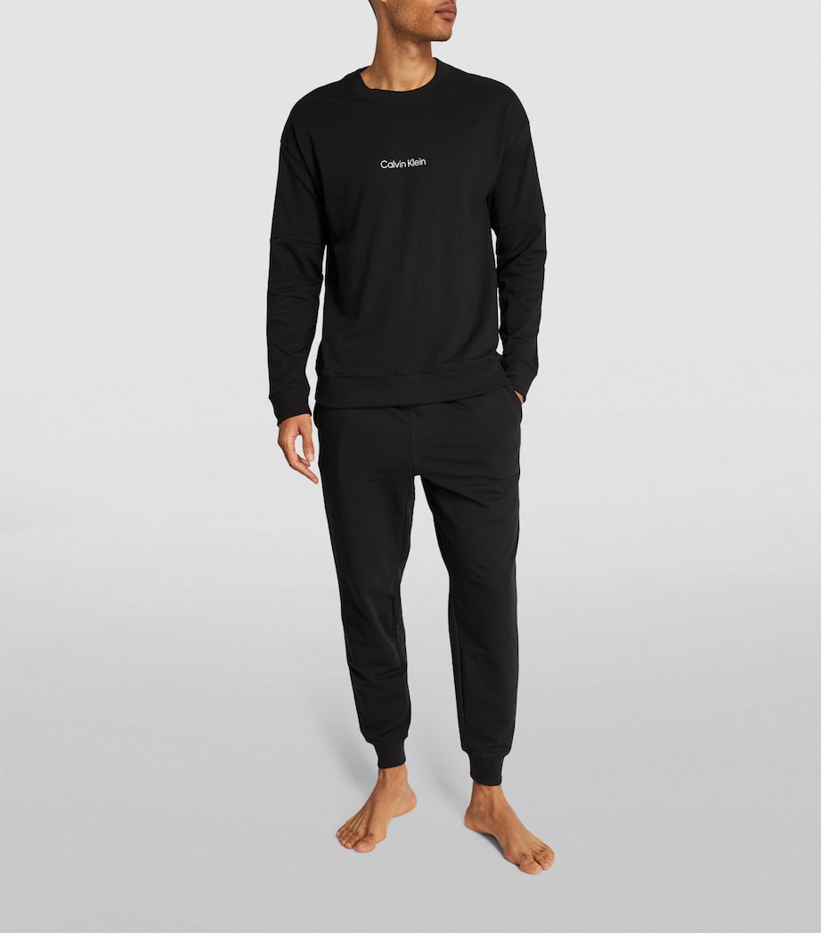 Modern Structure Sweatpants BLACK Image 2