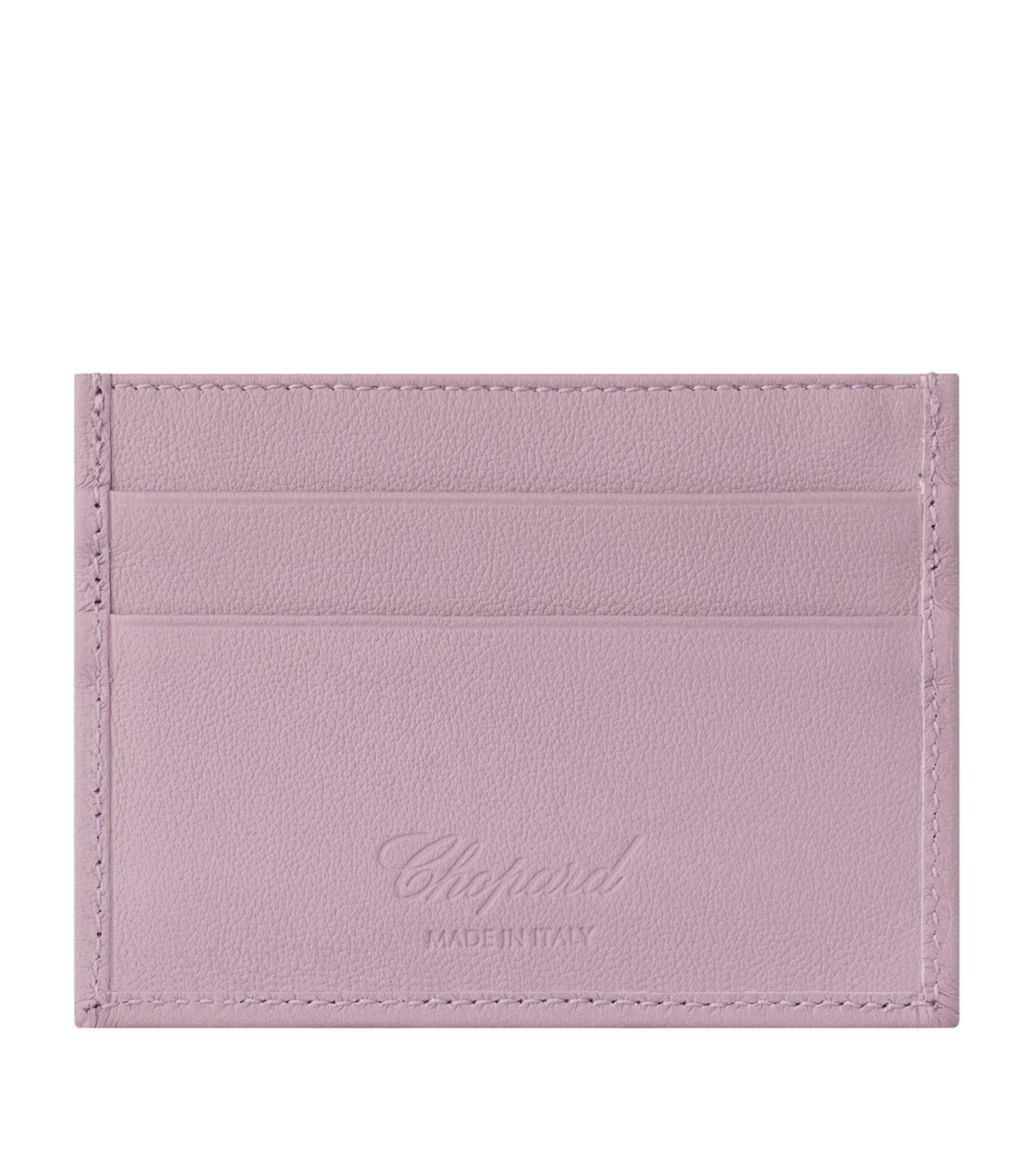 Small Leather Classic Card Holder LILAC Image 2