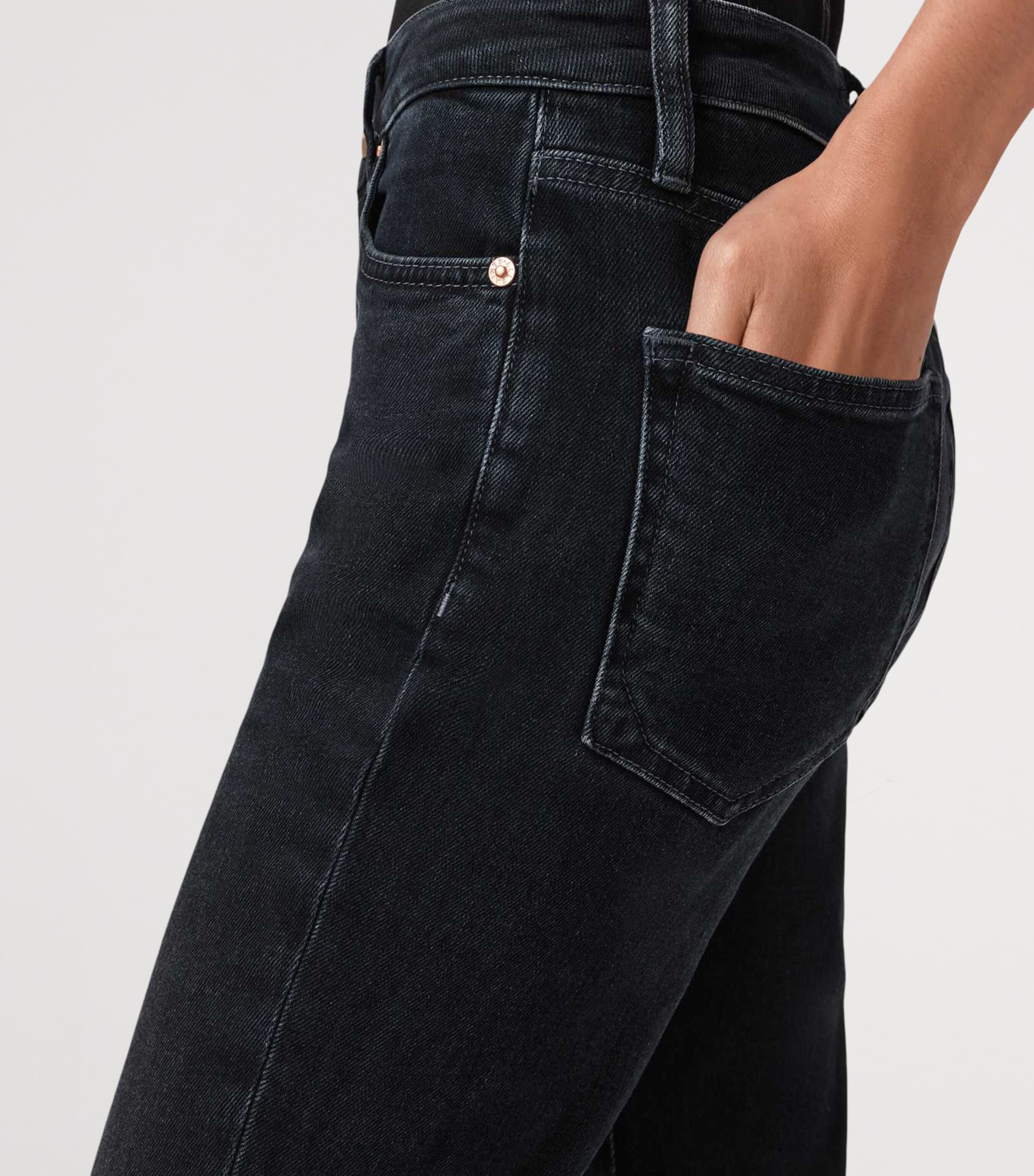 Maisie Flared Jeans BLUE BLACK Image 7