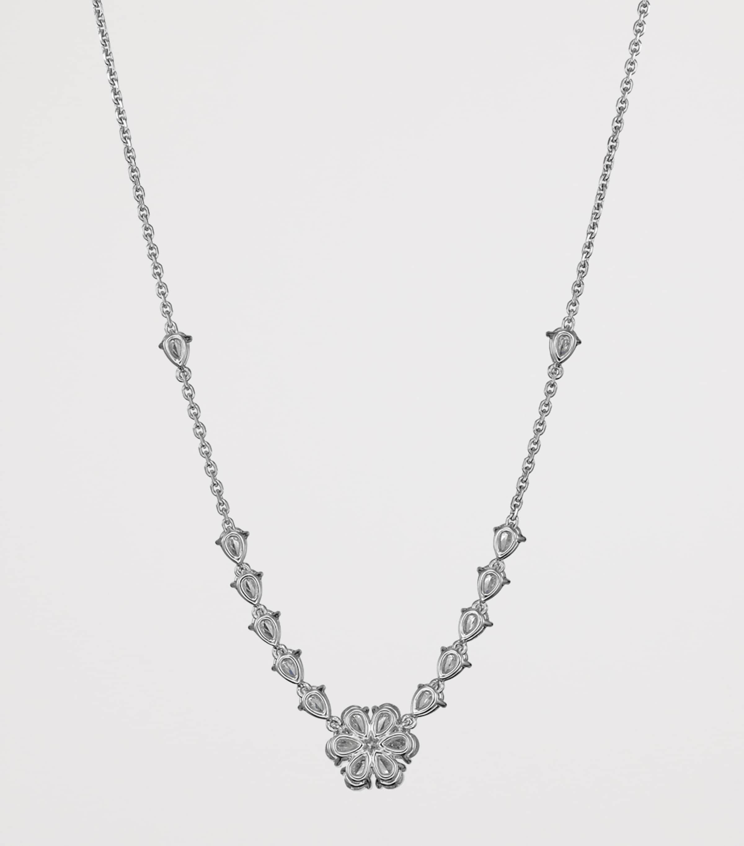 White Gold and Diamond L'Heure du Diamant Necklace 18K WHITE GOLD Image 4