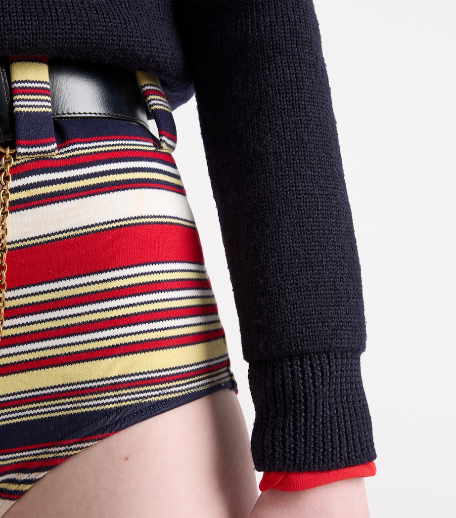 Prada Womens Cotton Boat-Neck Sweater Image 5