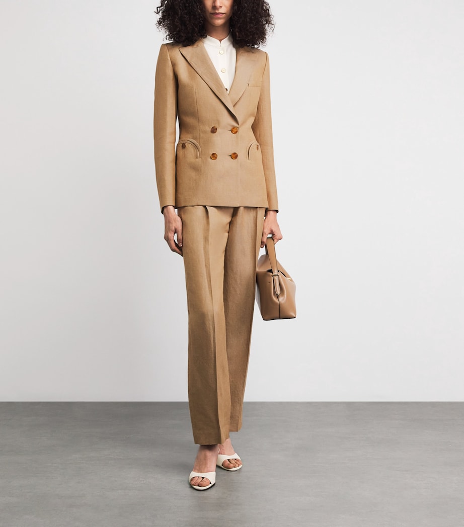 Blazé Milano Womens Renegade Charmer Blazer Sand Image 2