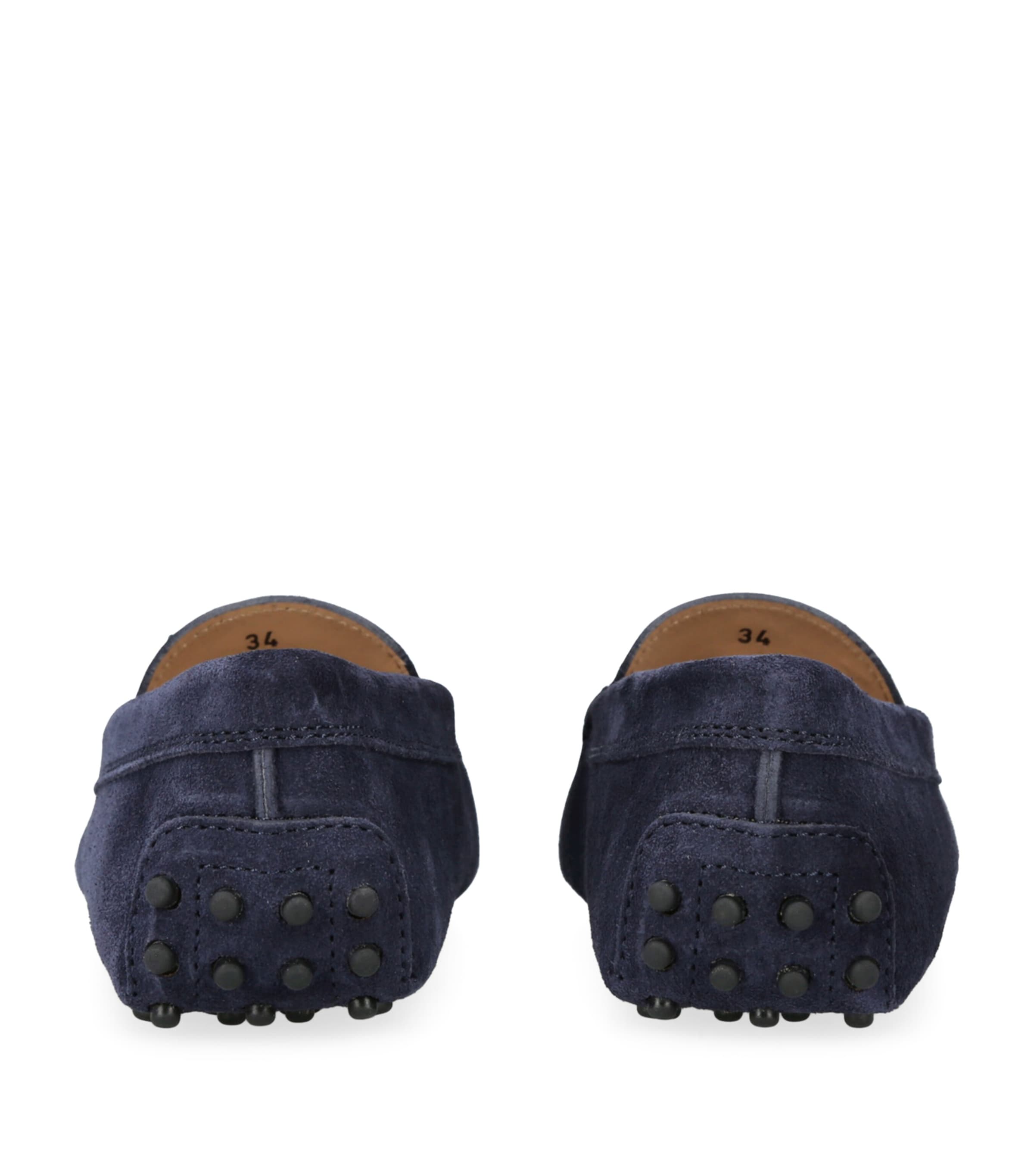 Suede Mocassino Gommini Driving Shoes NAVY Image 2