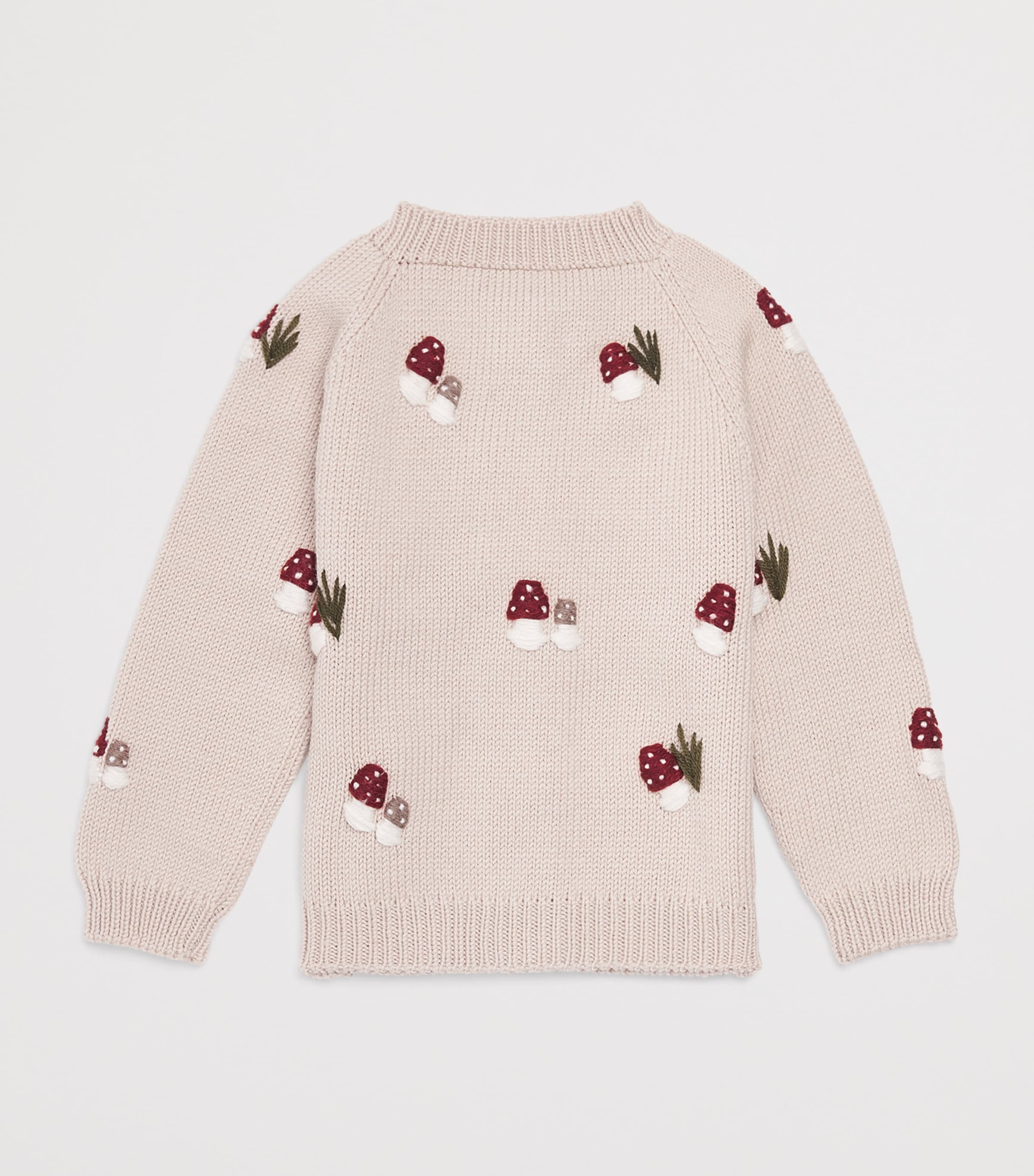 Merino Wool Mushroom Cardigan (3 Months-4 Years) OATS Image 2