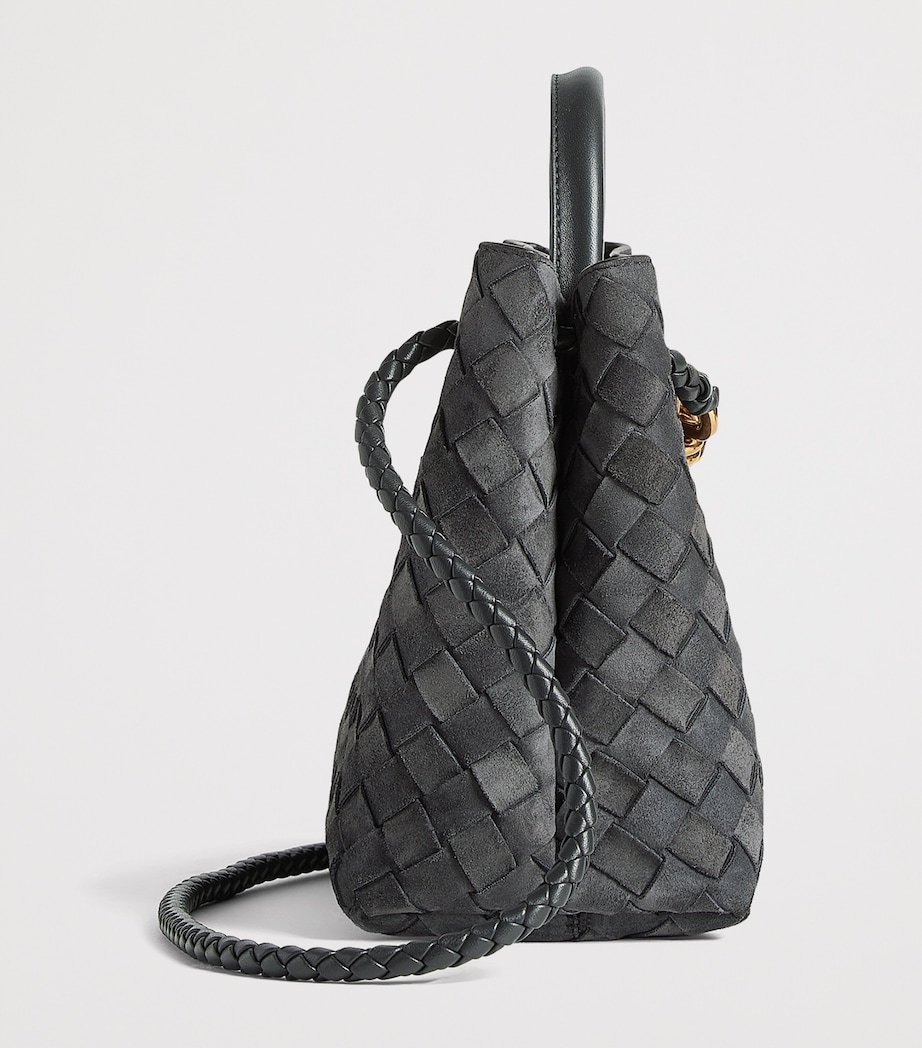Bottega Veneta Small Suede Andiamo Shoulder Bag Image 3