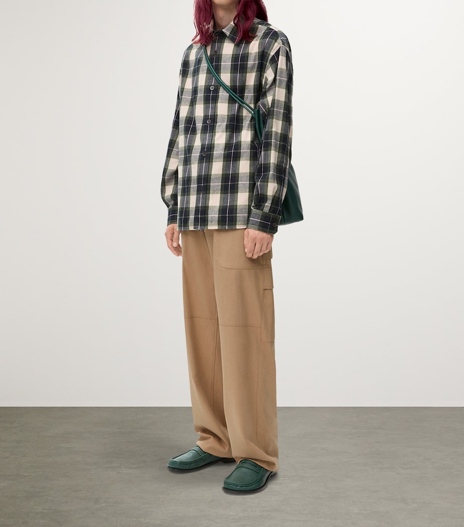 Cotton-Blend Cargo Trousers BEIGE Image 2