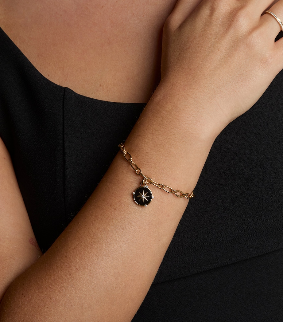 Black Star Clip Charm GOLD Image 2