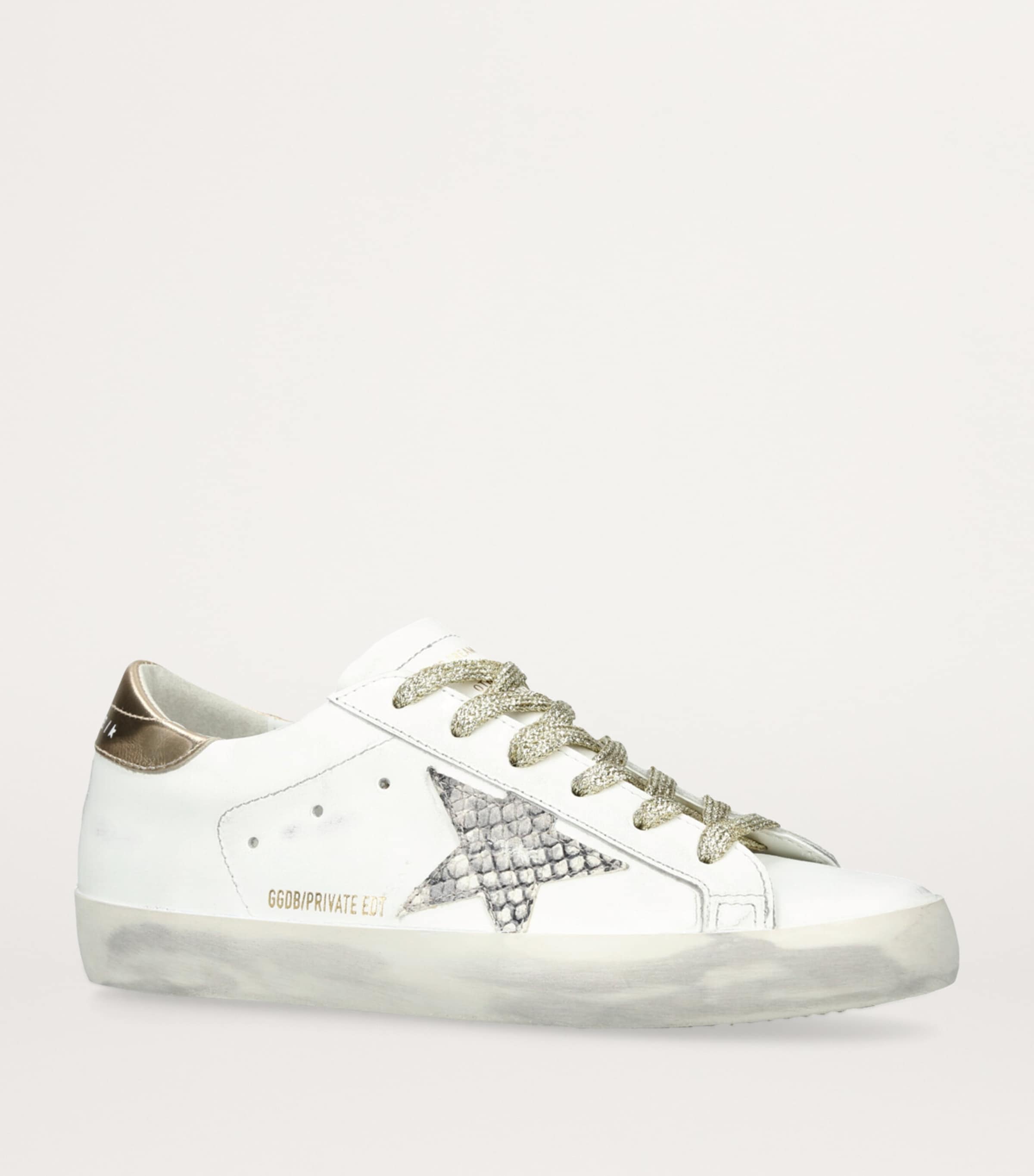 Golden Goose Leather Super-Star Sneakers | Harrods US