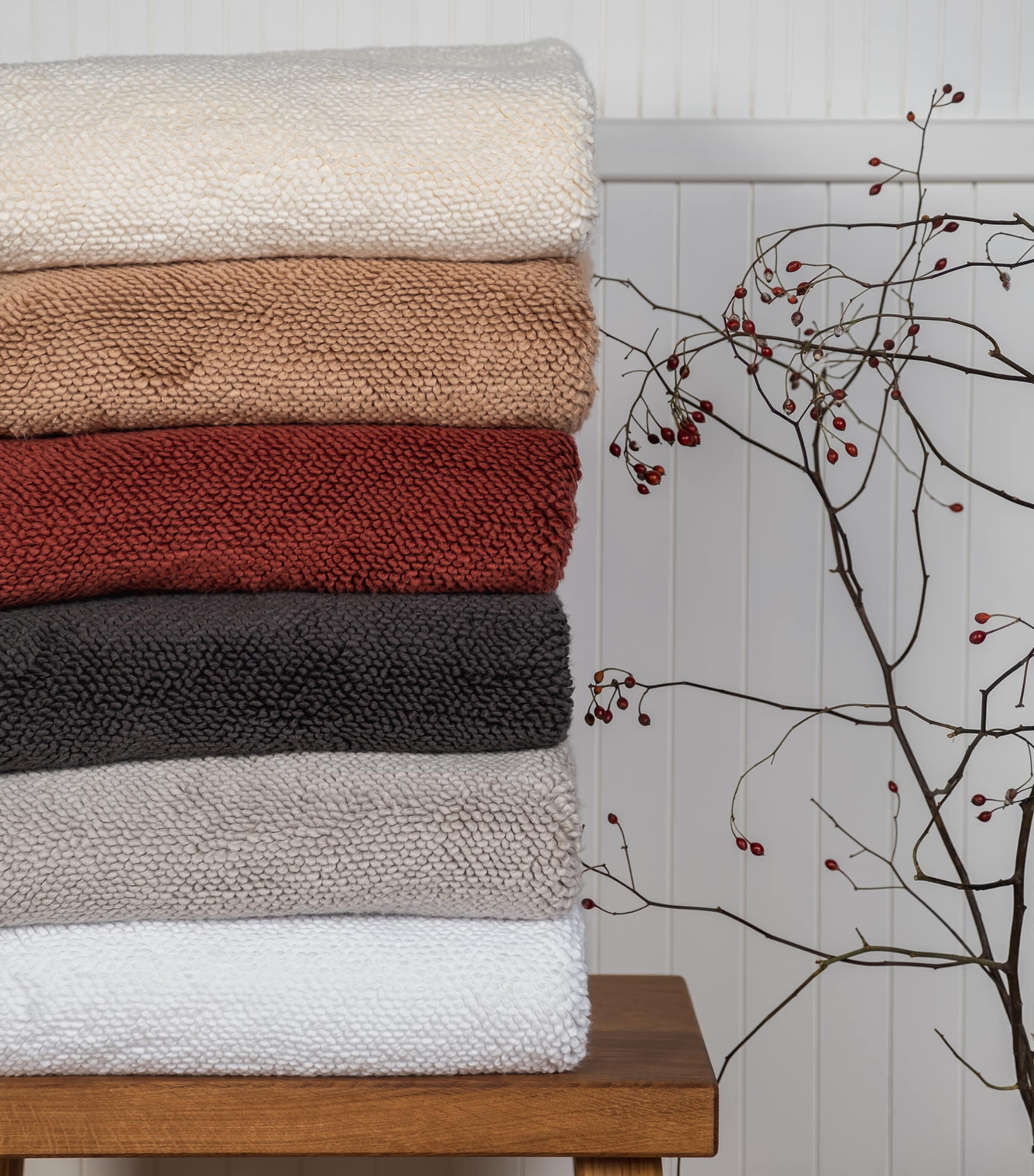 Organic Cotton Pera Bath Mat (60cm x 95cm) MOSS Image 2