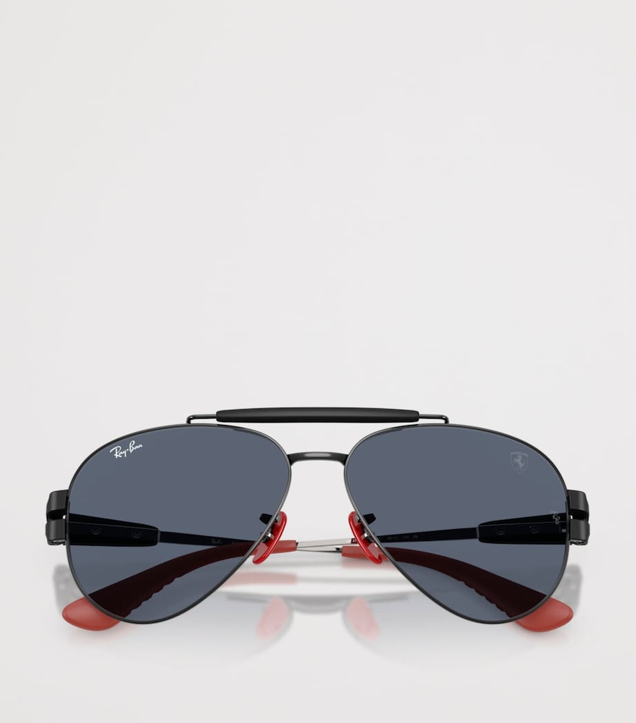 Ray-Ban RB3762M Scuderia Ferrari Collection Phantos Sunglasses Black Image 5