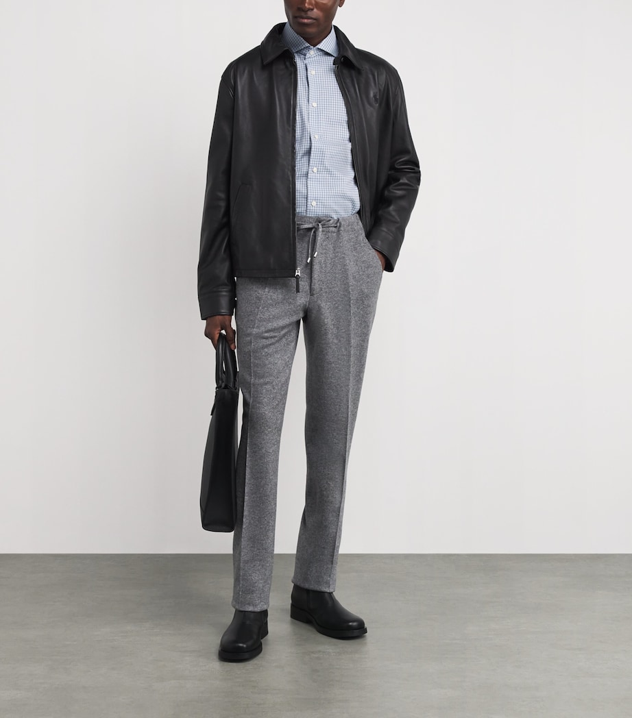 Virgin Wool-Cashmere Straight Trousers MOLVENO Image 2