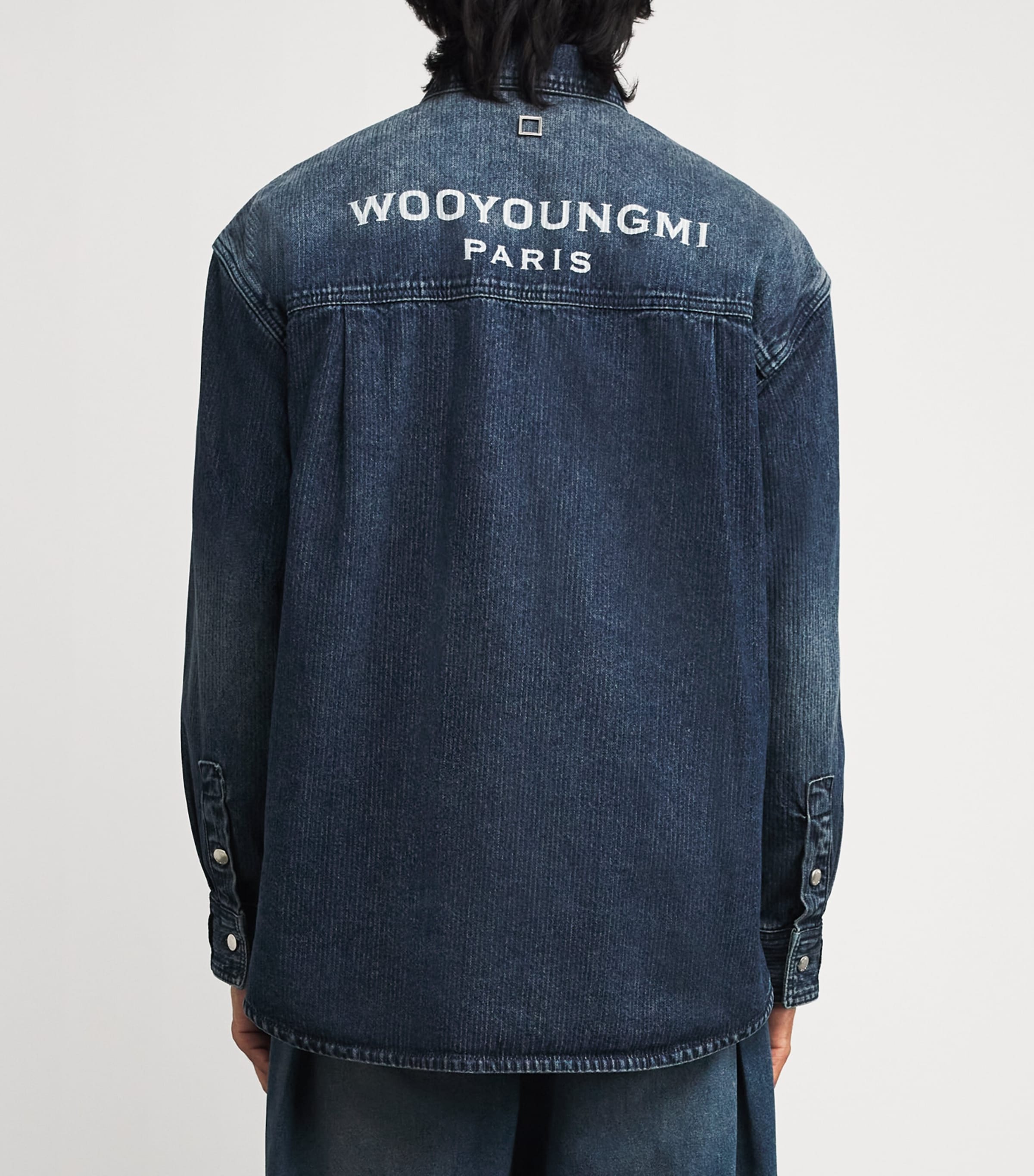 Denim Logo Shirt BLUE Image 4